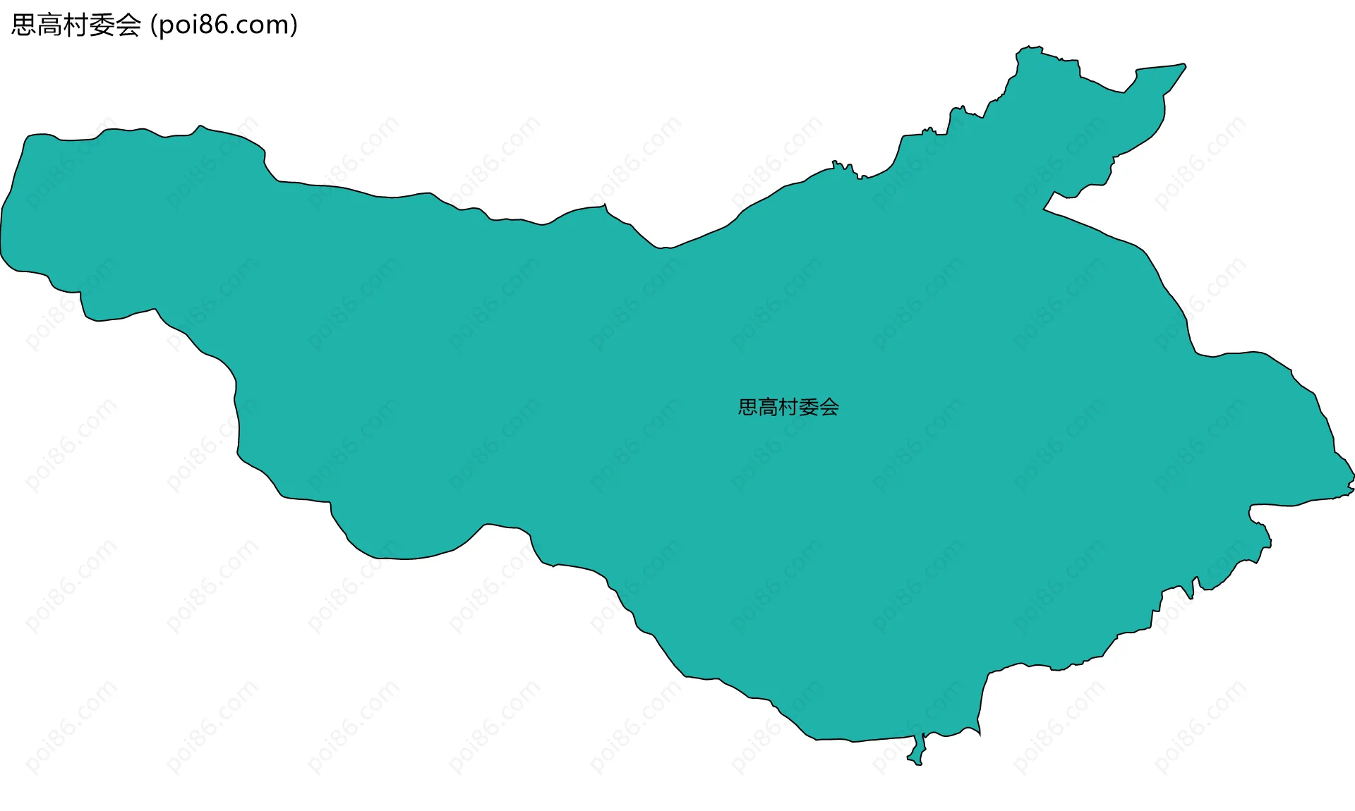 思高村委会边界地图