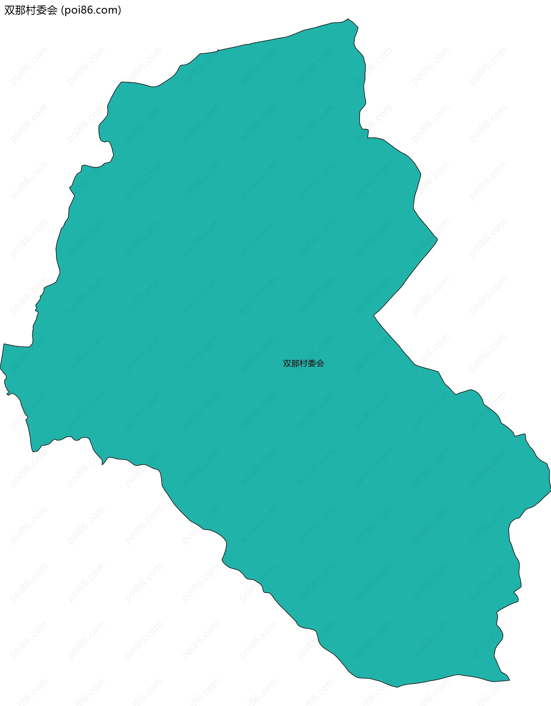 双那村委会边界地图