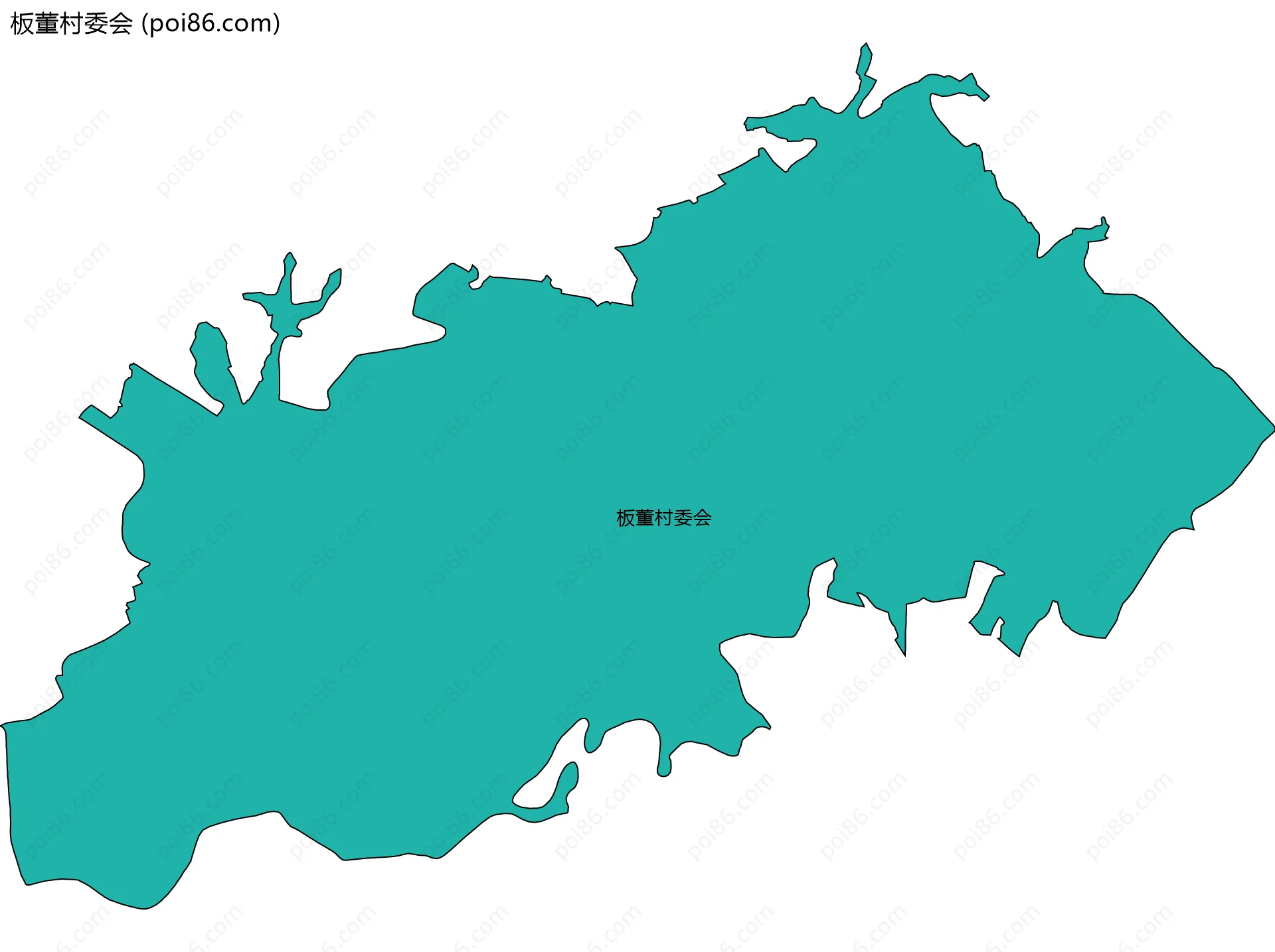 板董村委会边界地图