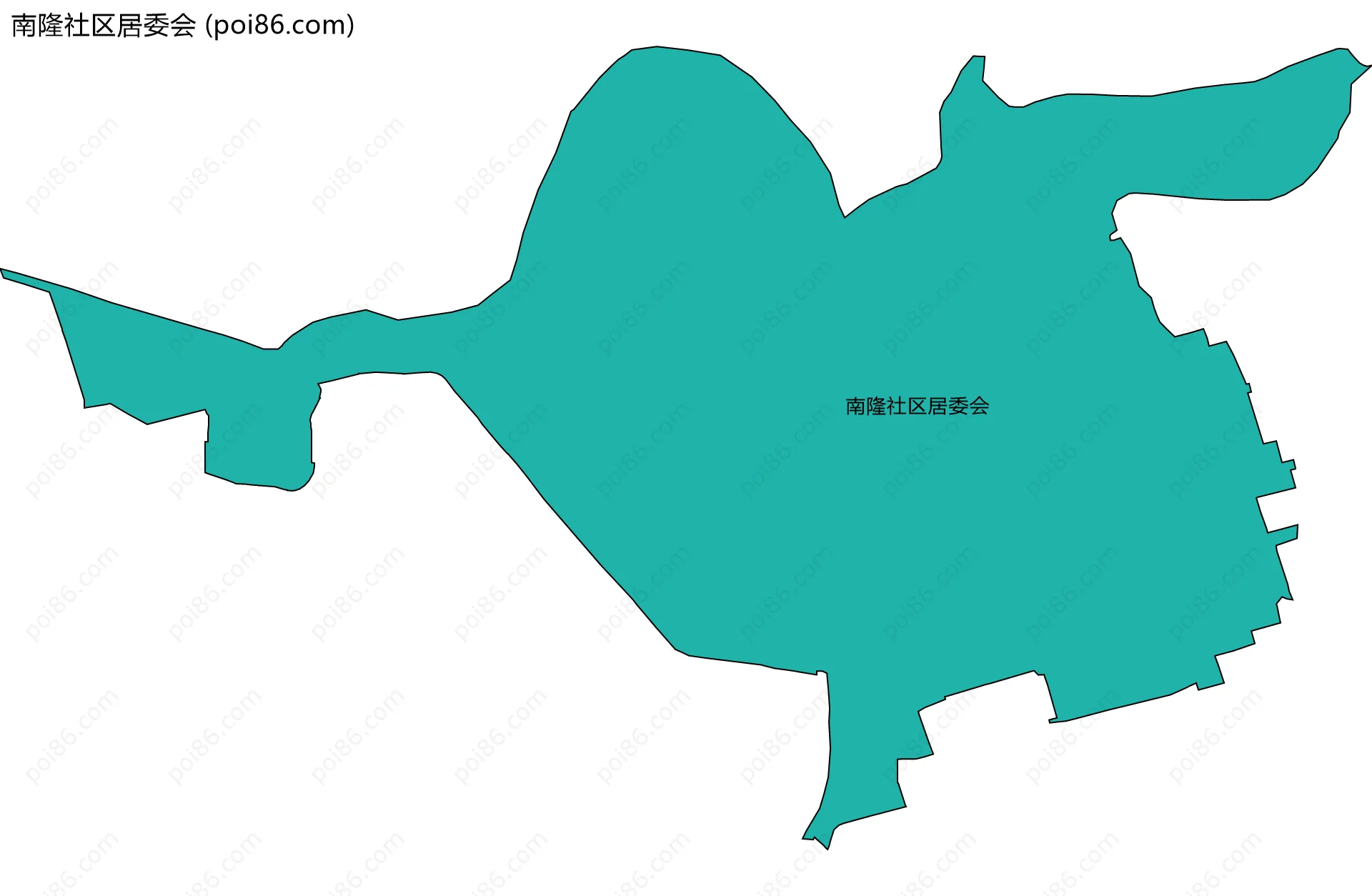 南隆社区居委会边界地图