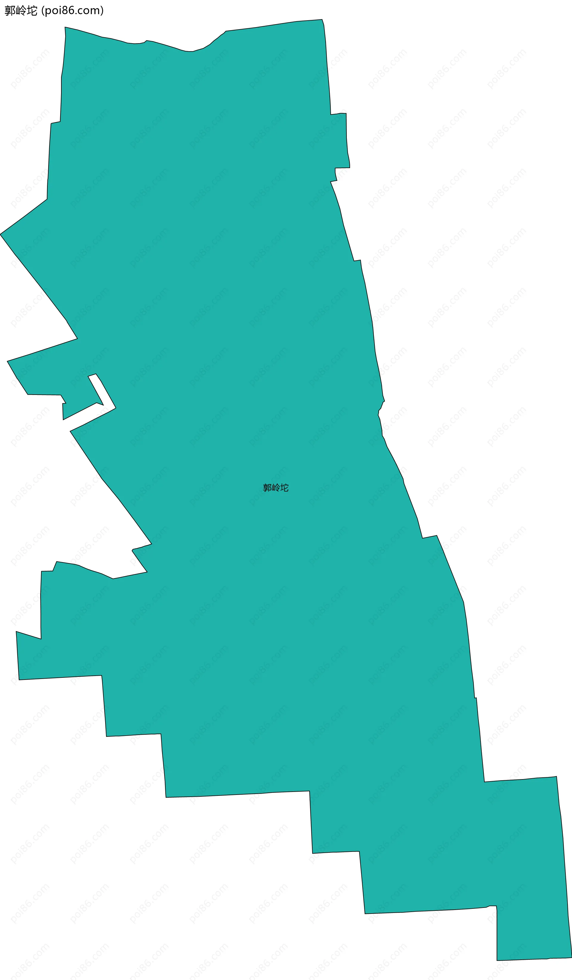 郭岭坨边界地图