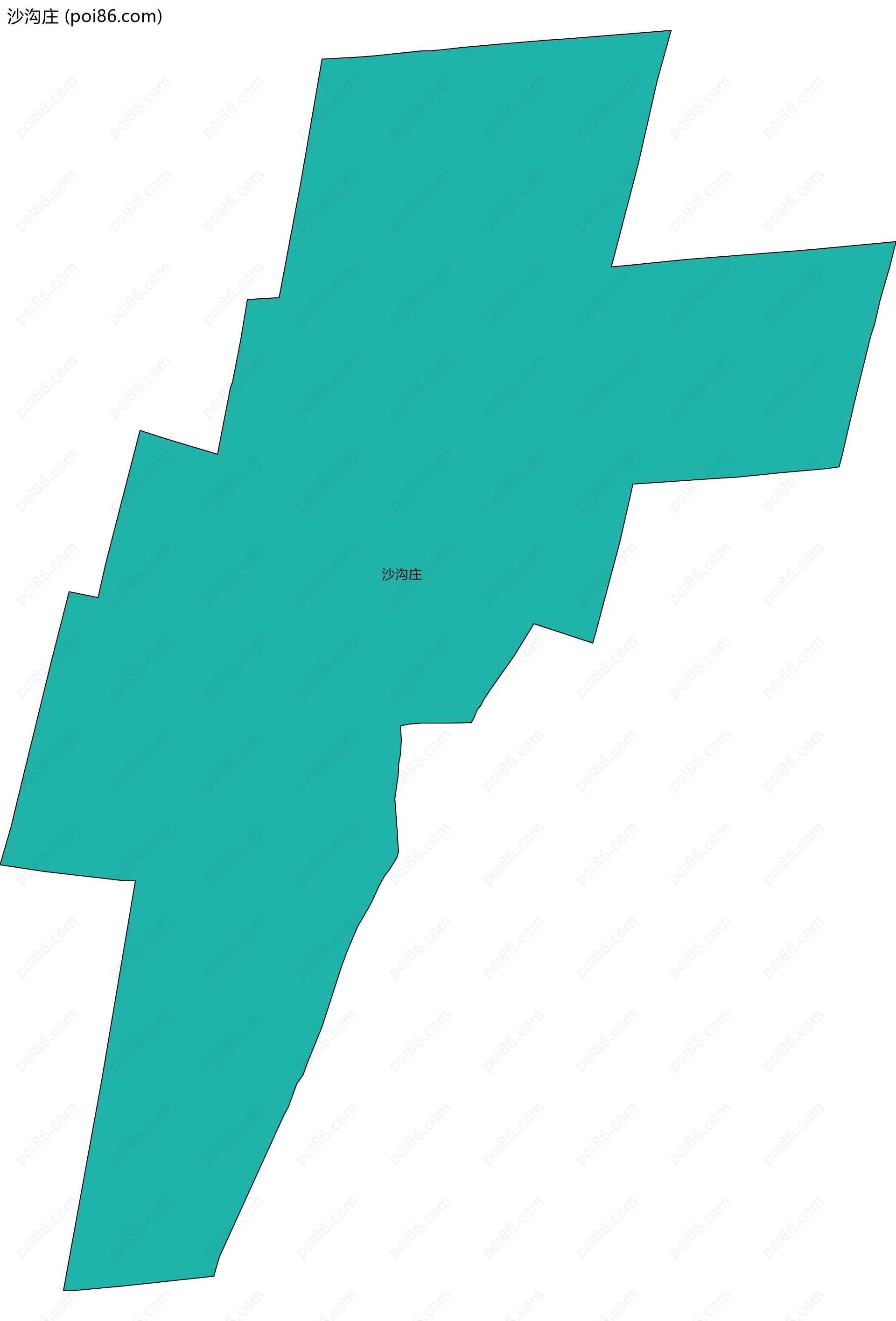 沙沟庄边界地图