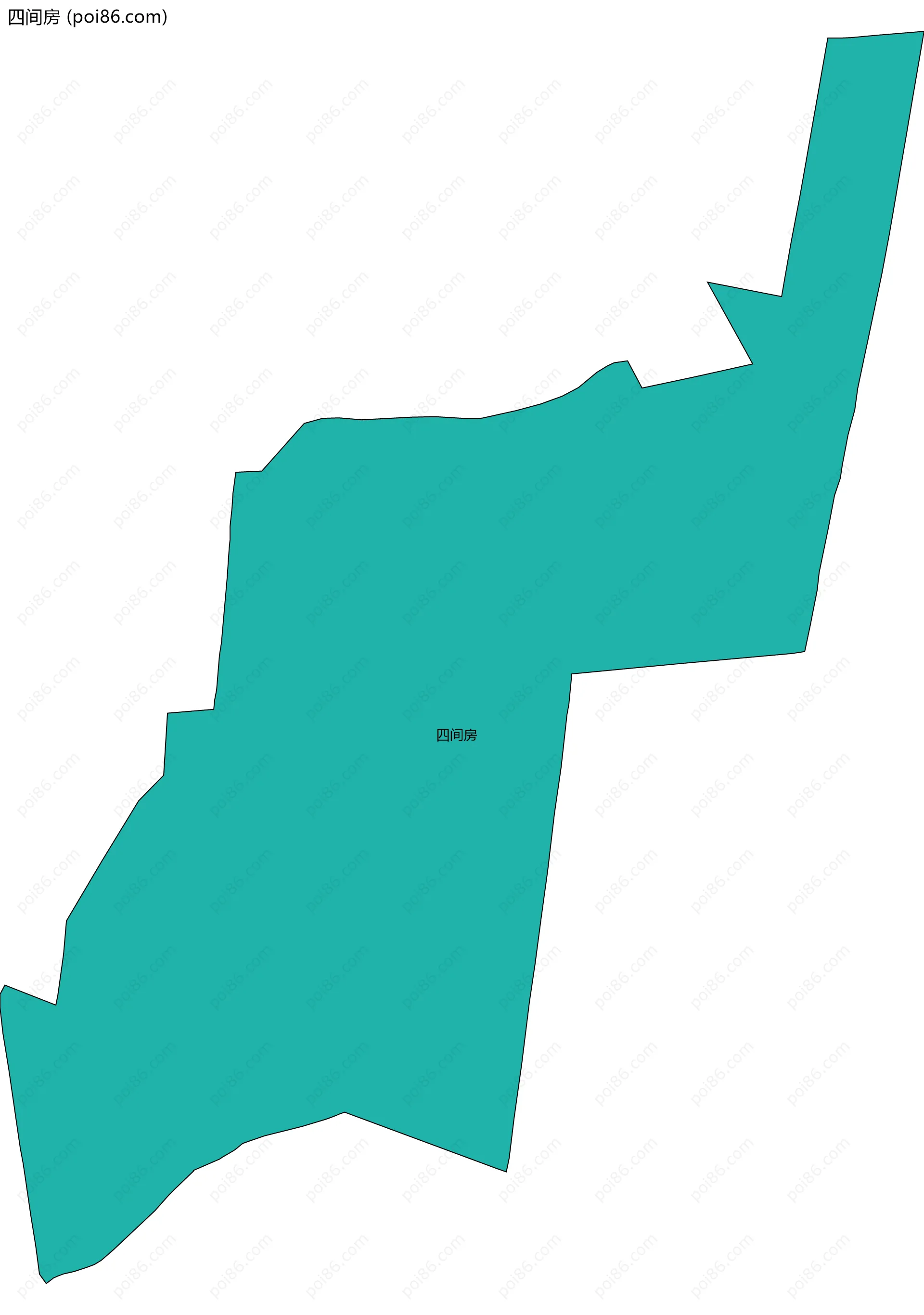 四间房边界地图