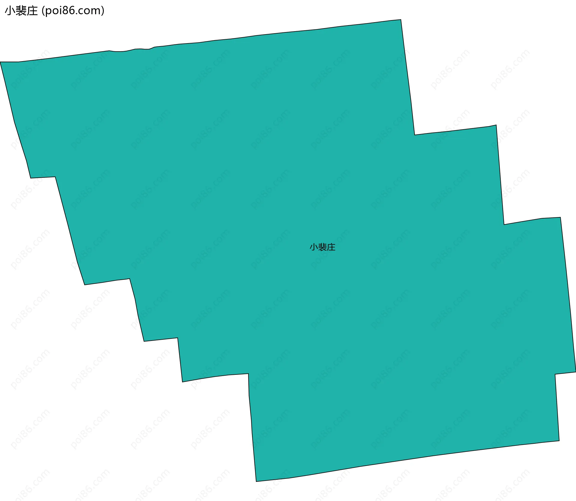 小裴庄边界地图