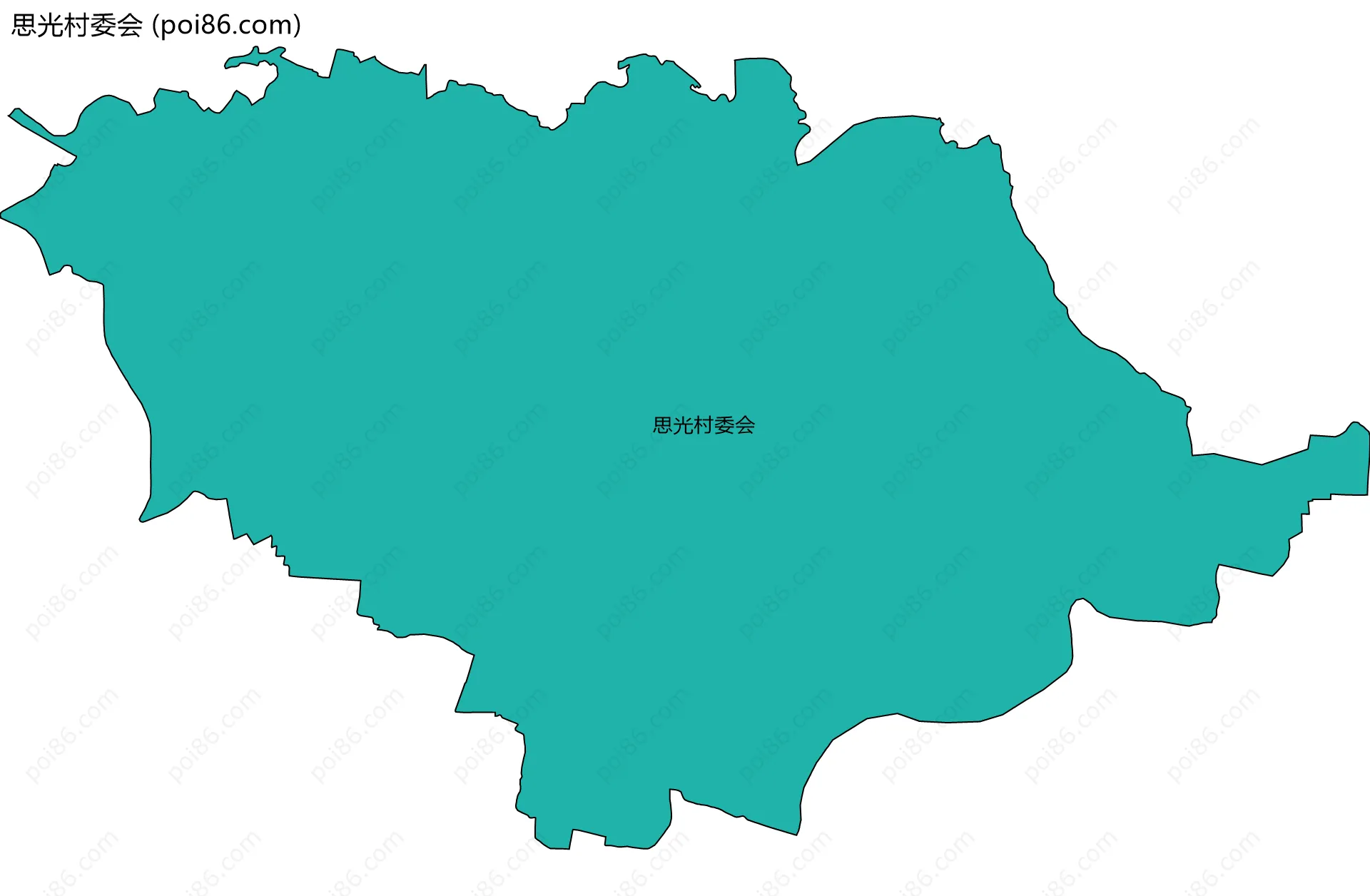 思光村委会边界地图