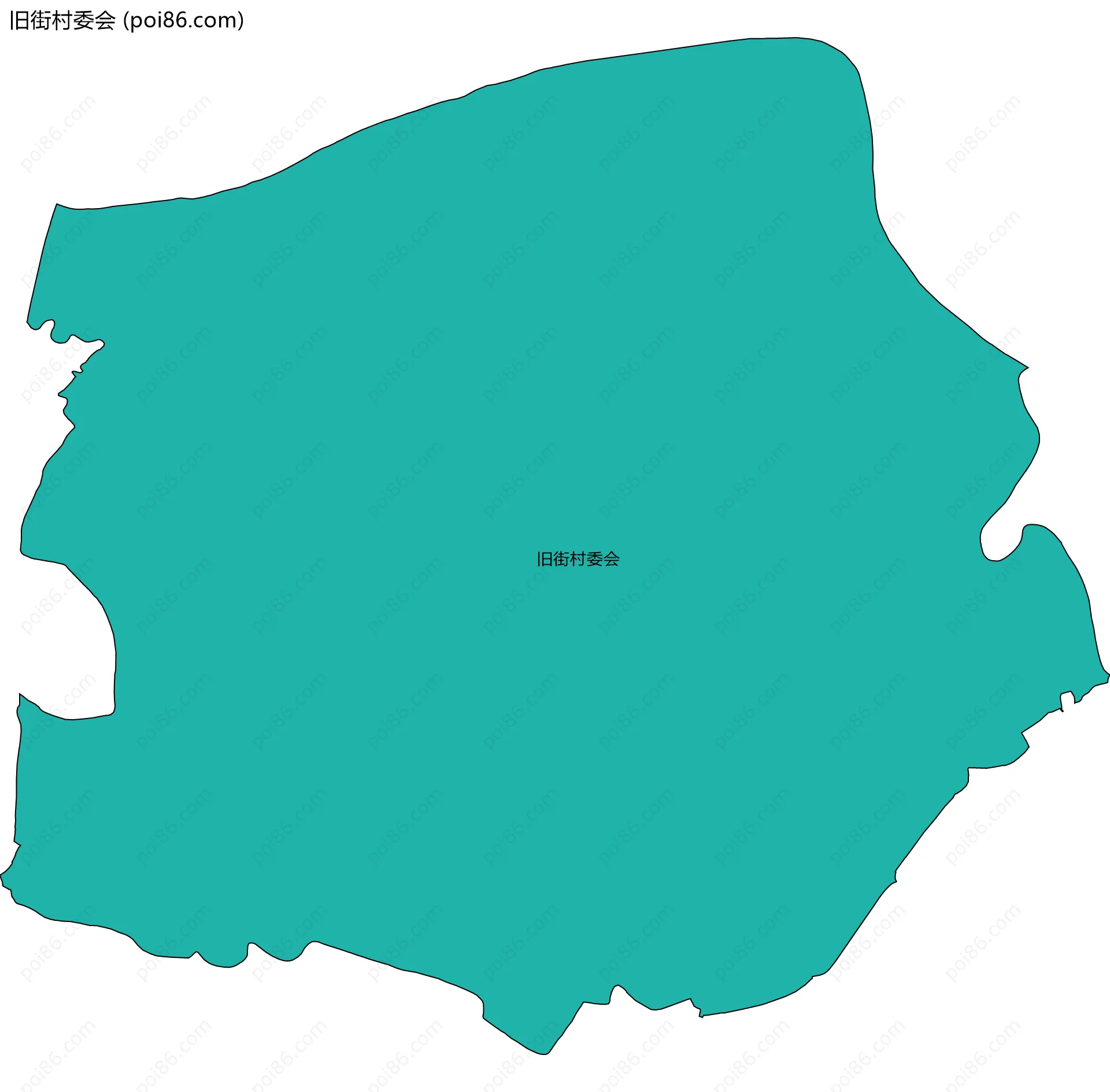 旧街村委会边界地图