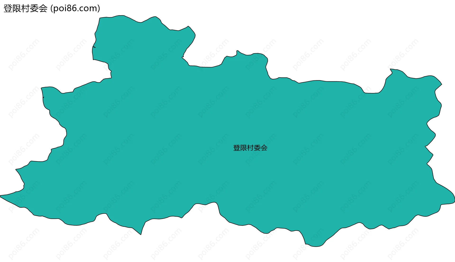 登限村委会边界地图