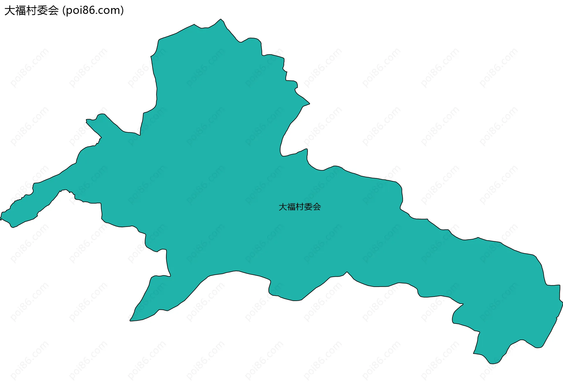 大福村委会边界地图