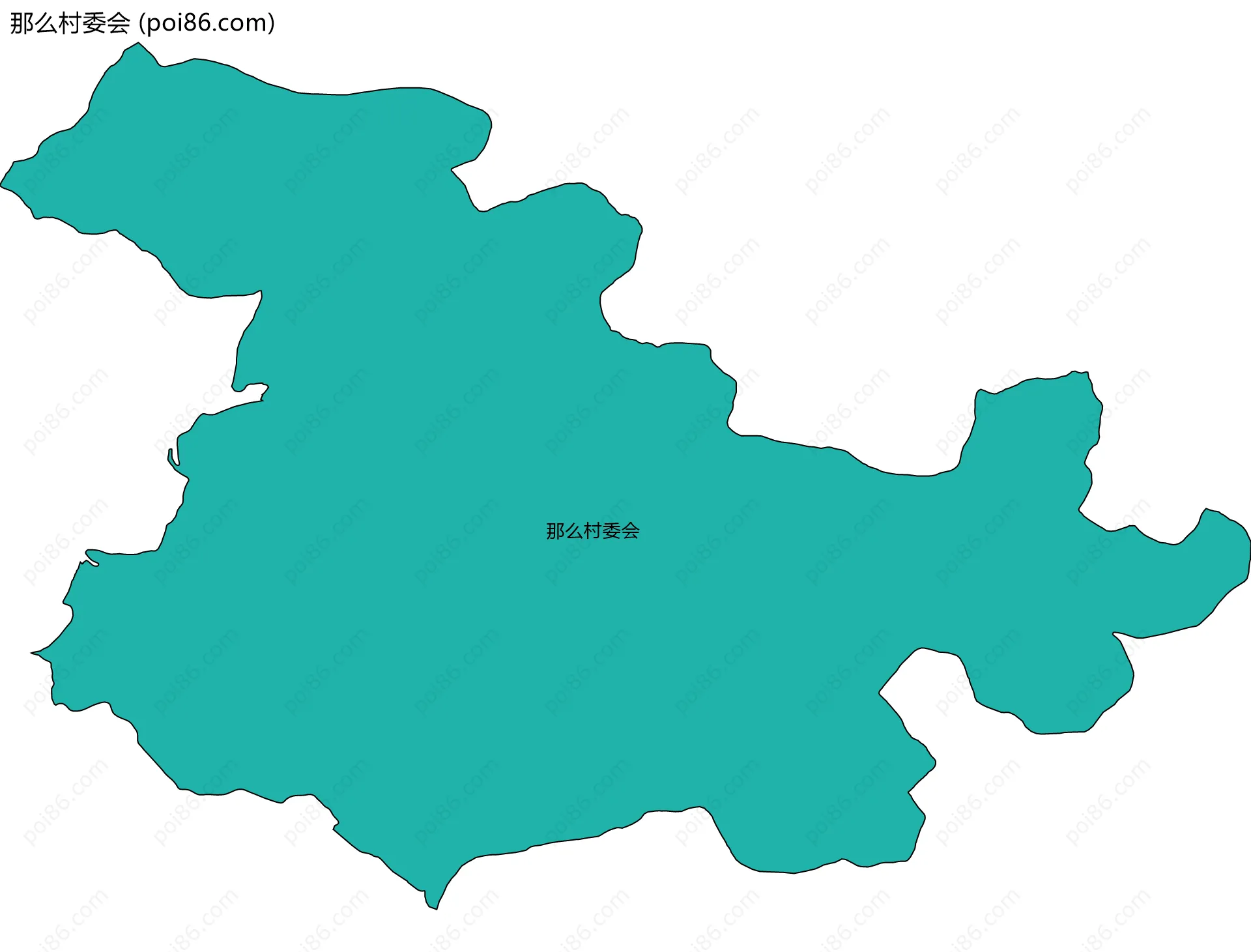 那么村委会边界地图