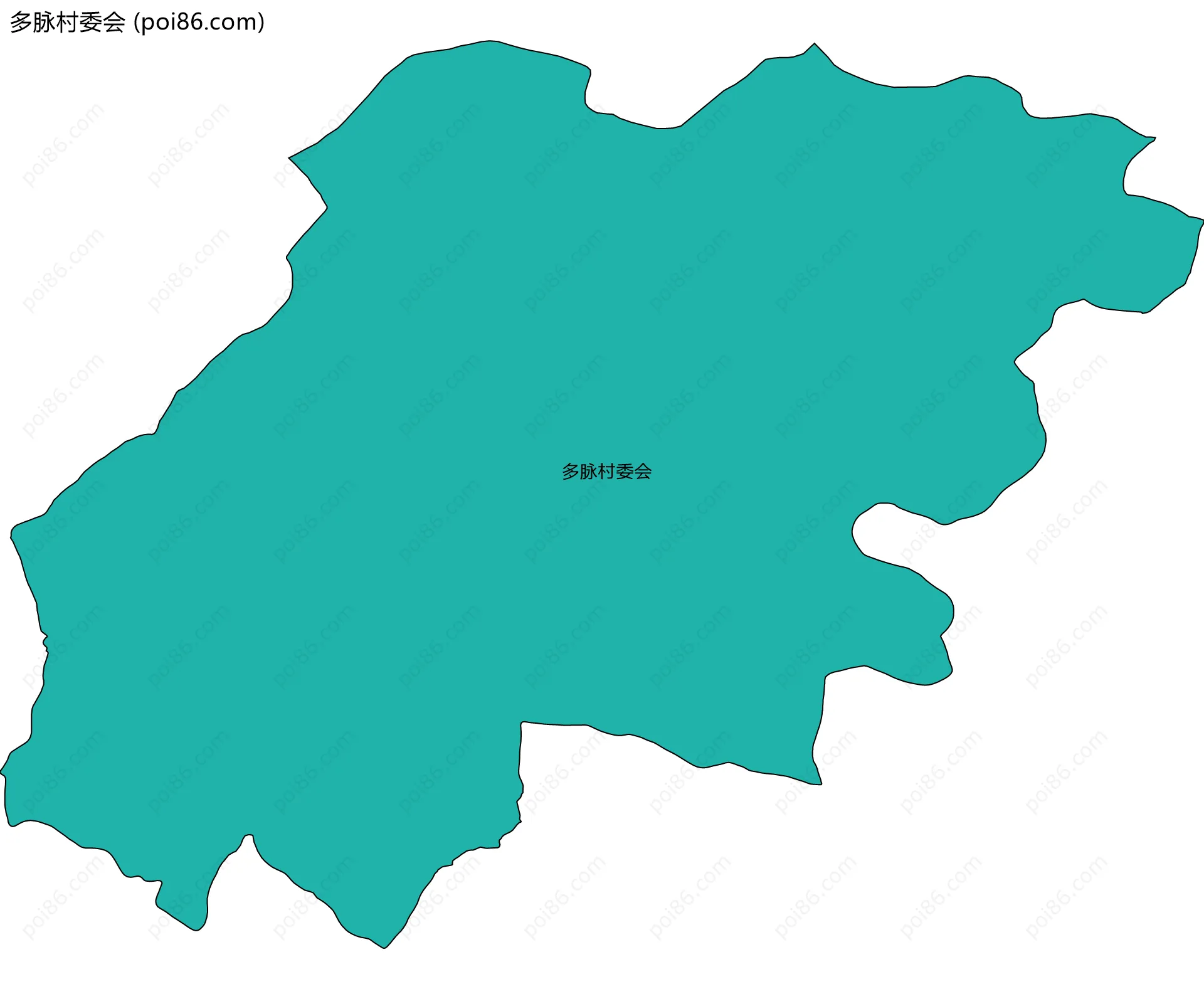 多脉村委会边界地图