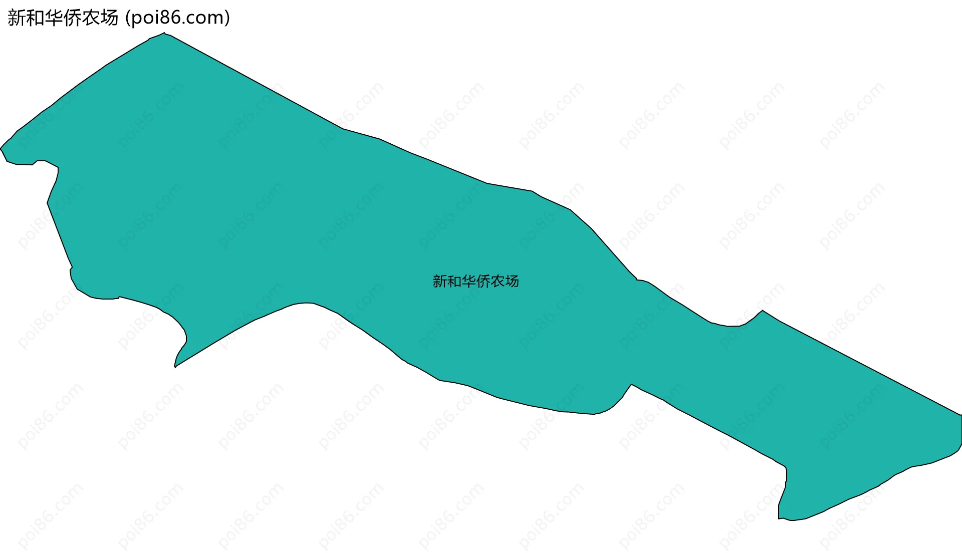 新和华侨农场边界地图
