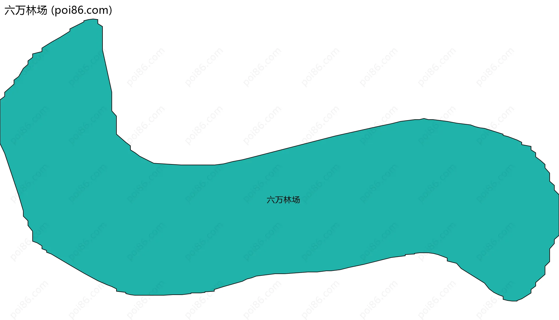 六万林场边界地图