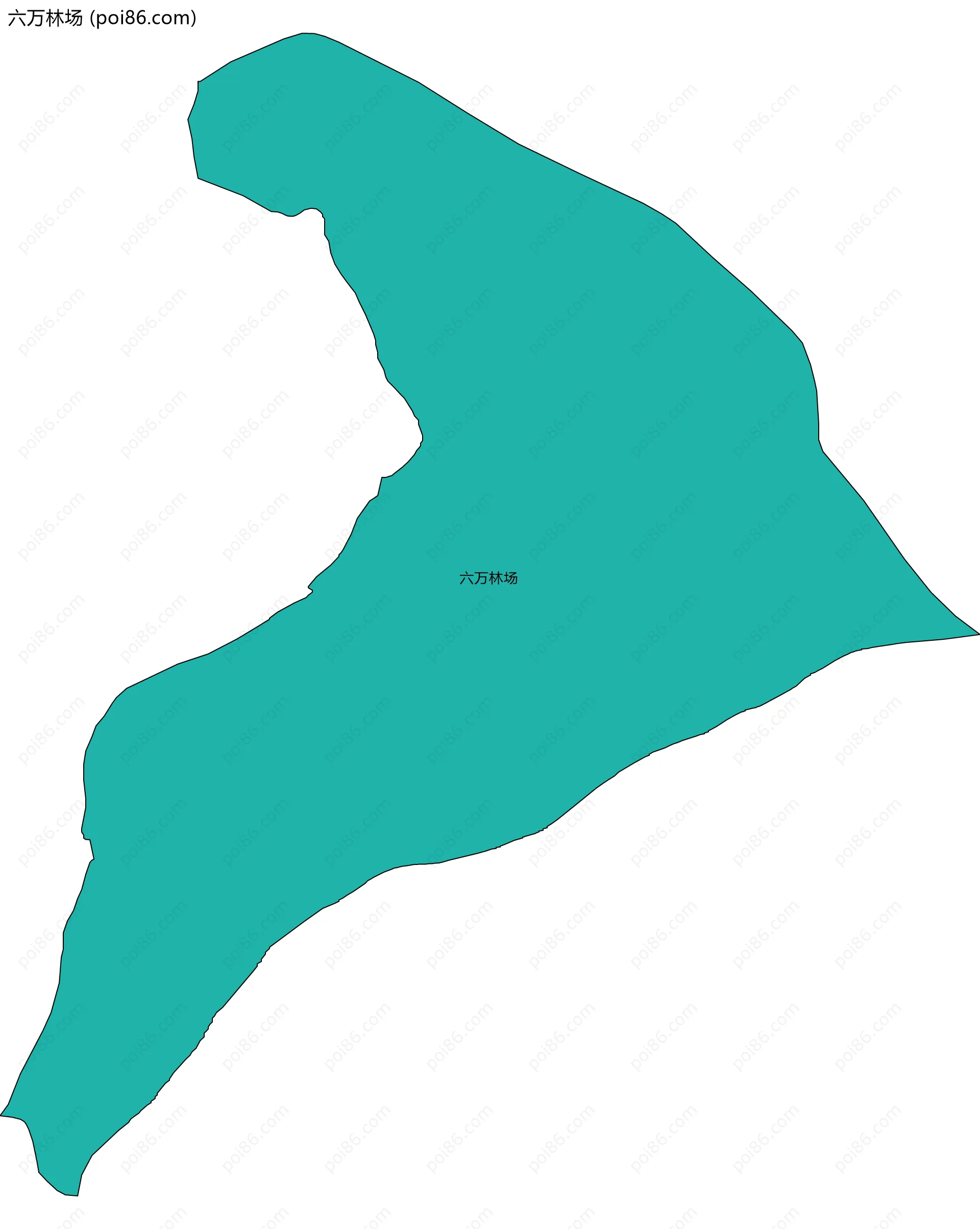 六万林场边界地图