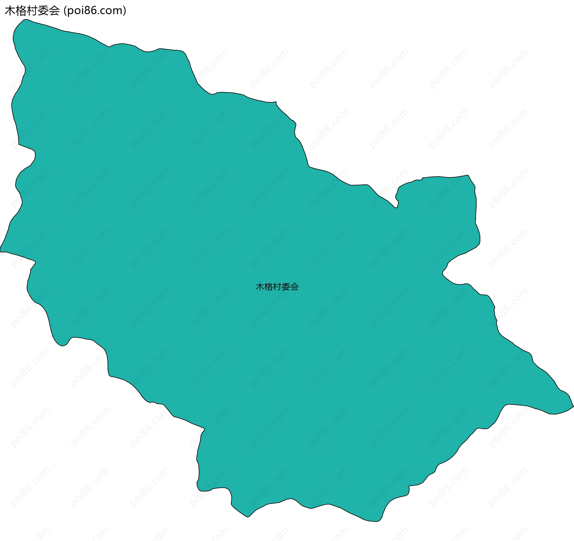 木格村委会边界地图