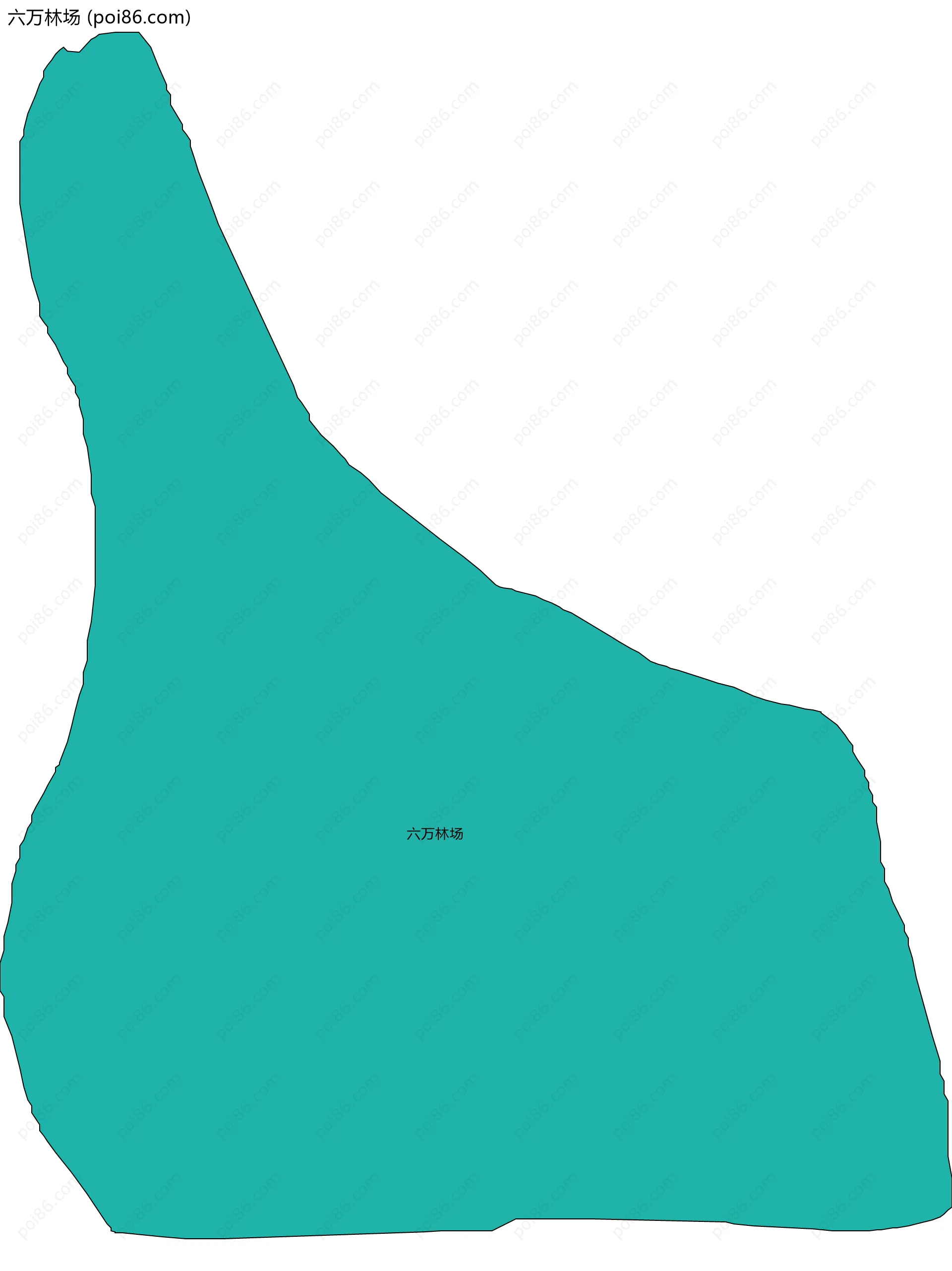 六万林场边界地图