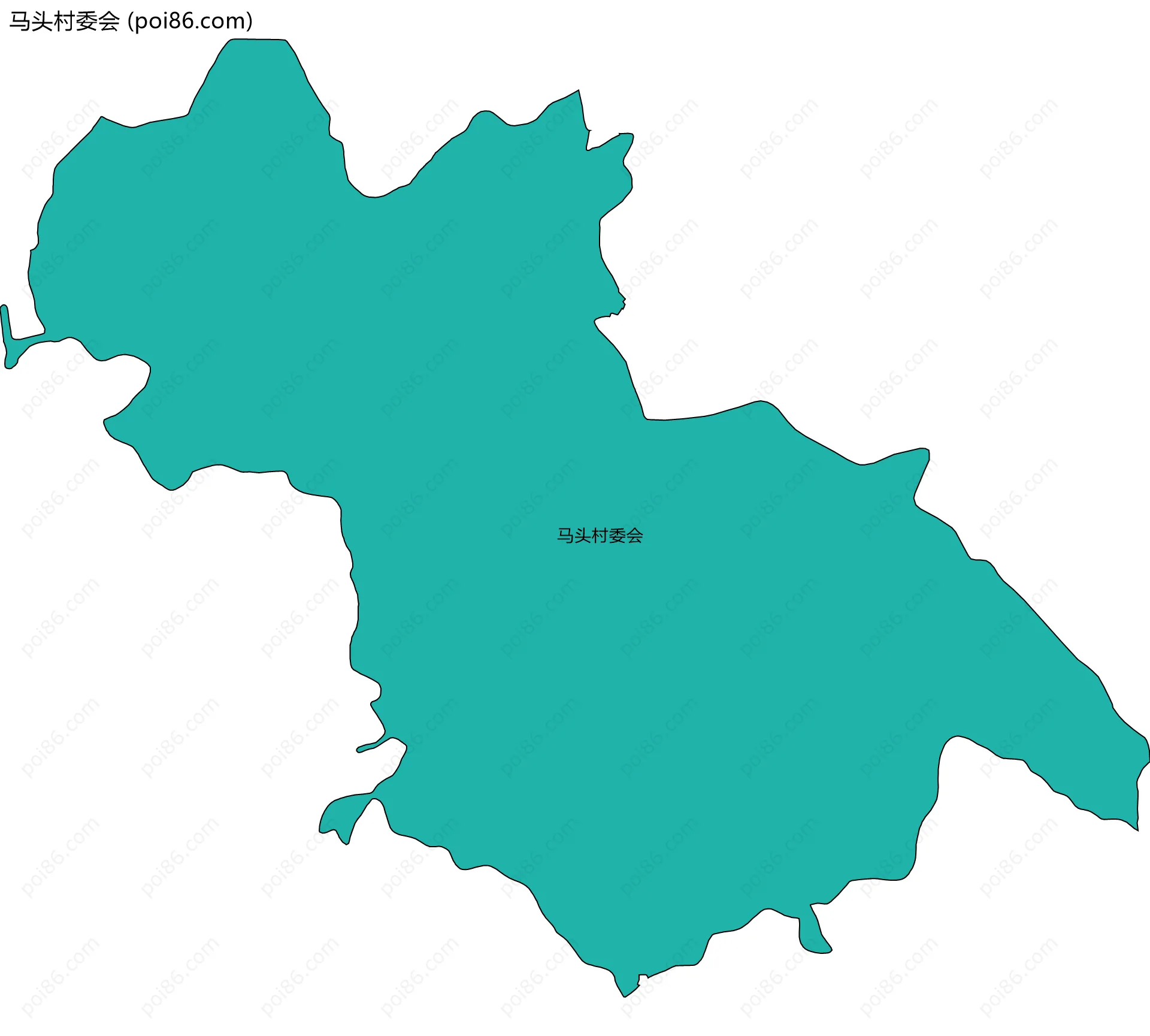 马头村委会边界地图