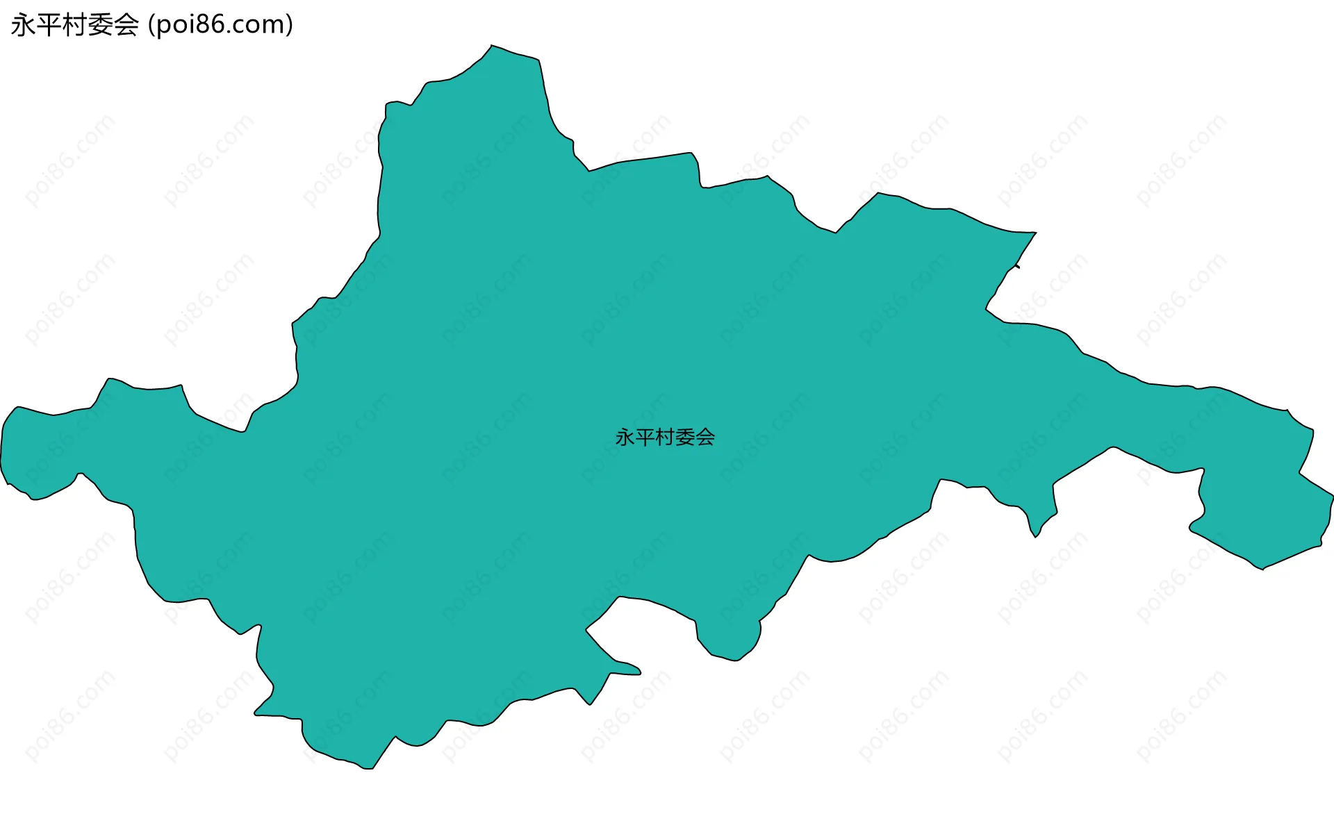 永平村委会边界地图