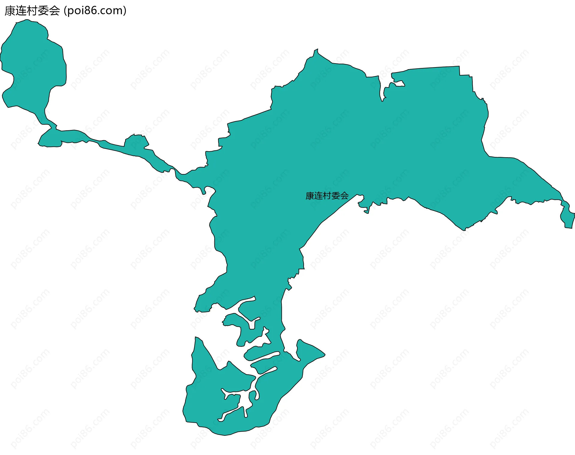 康连村委会边界地图