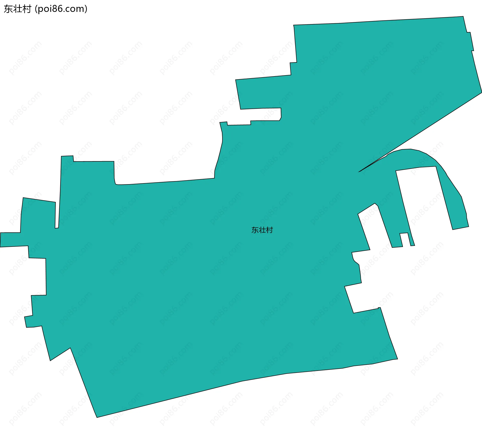 东壮村边界地图