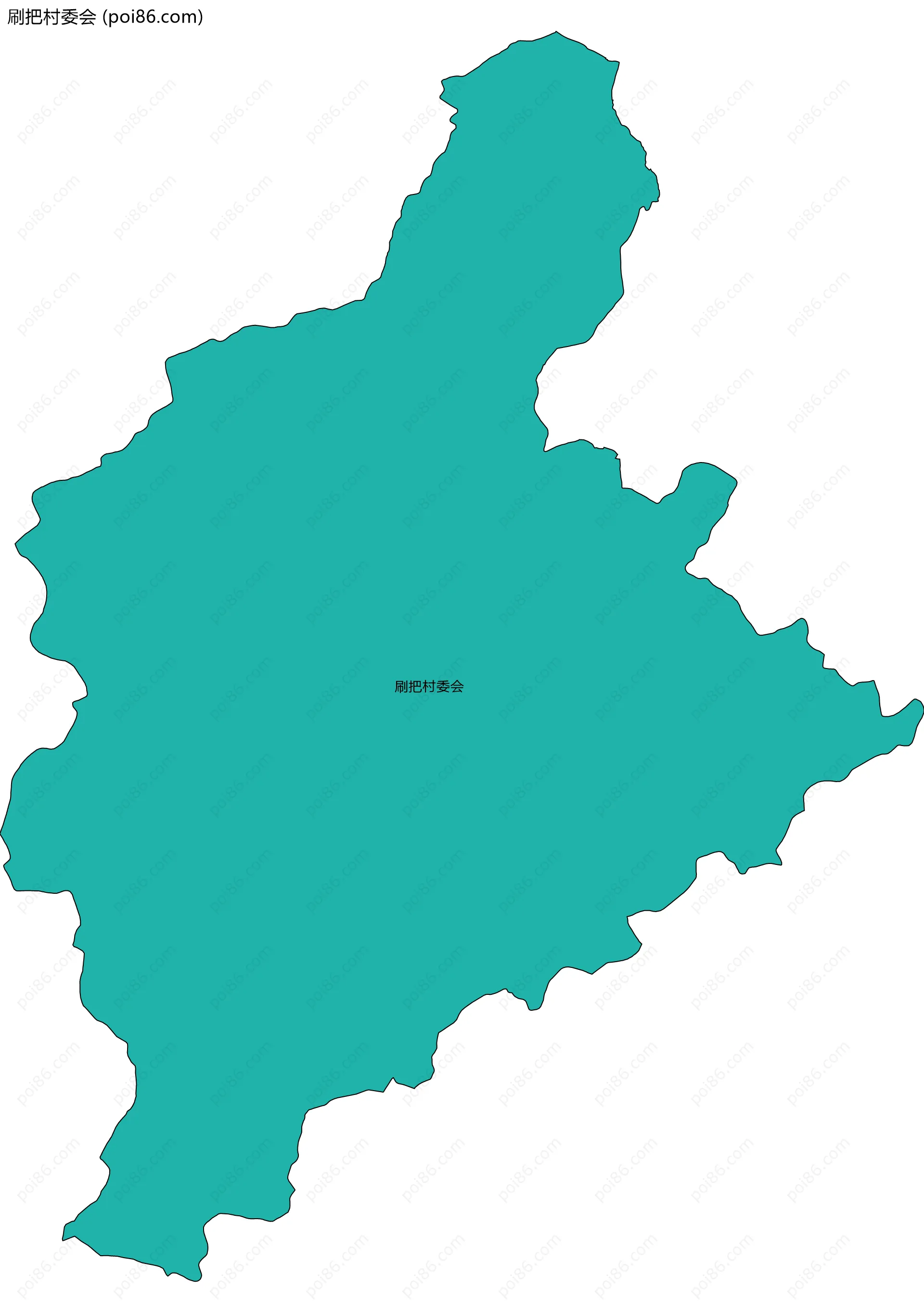 刷把村委会边界地图