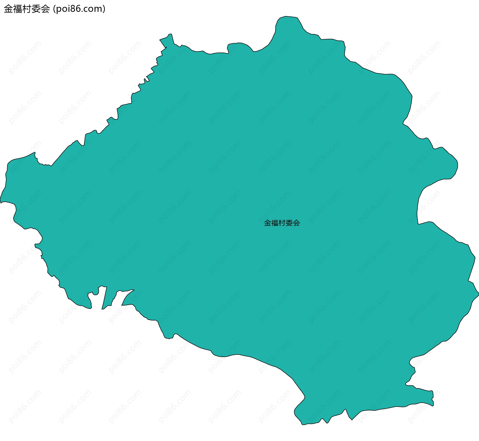 金福村委会边界地图