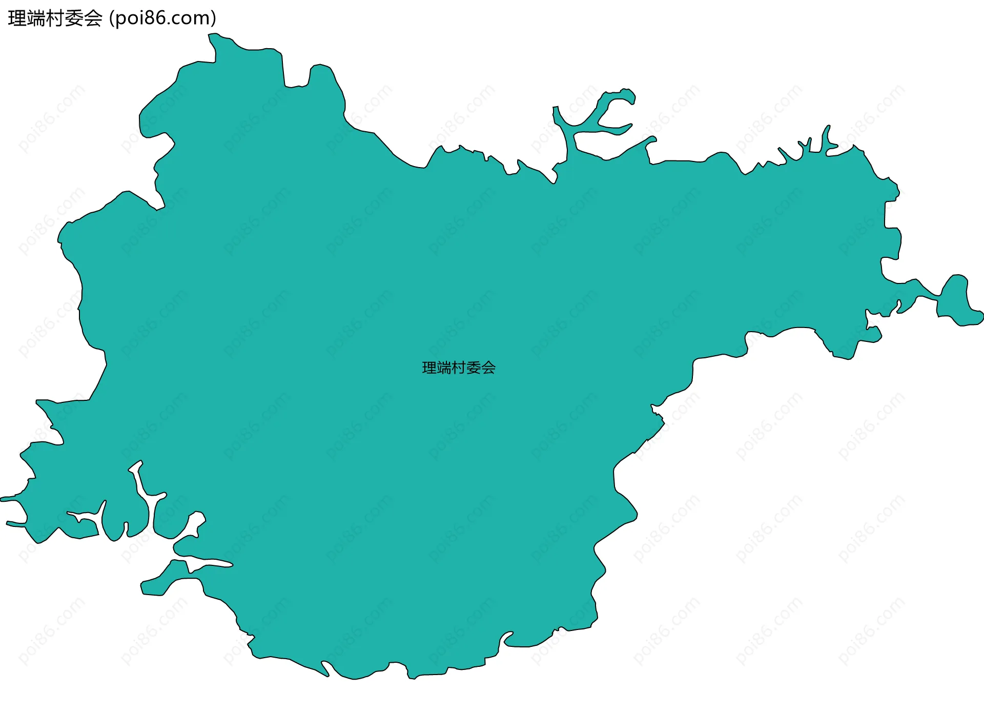 理端村委会边界地图