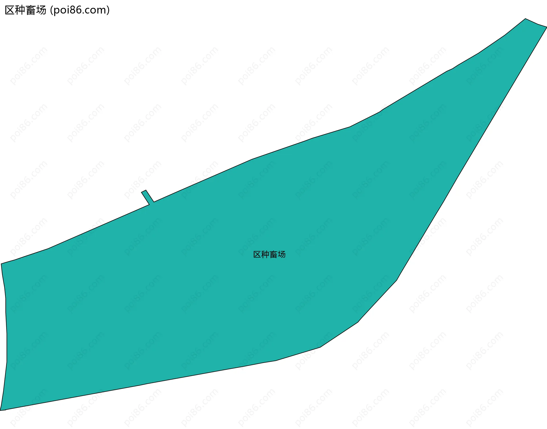 区种畜场边界地图