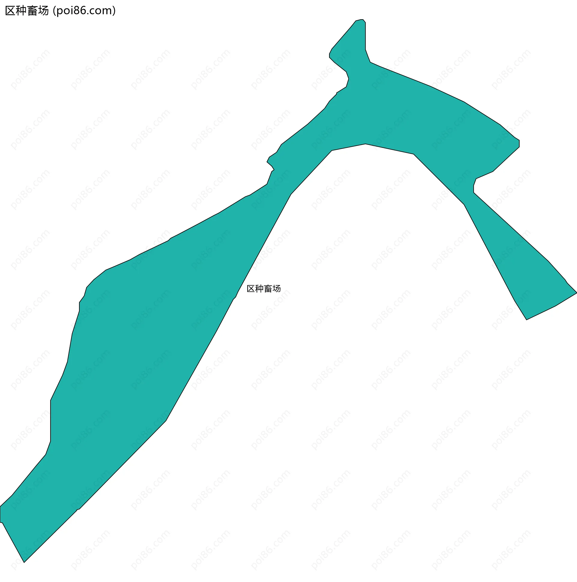 区种畜场边界地图