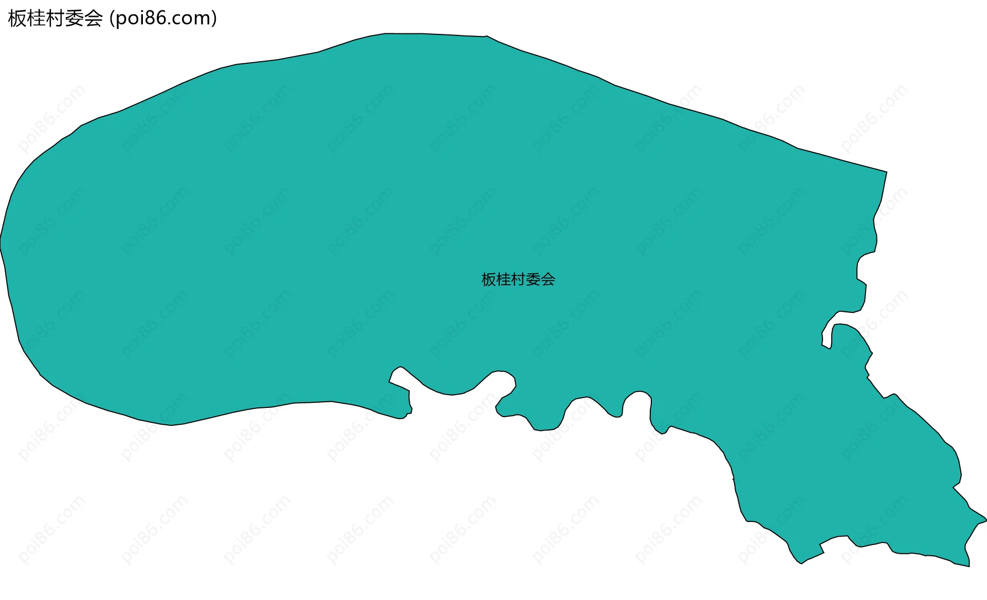 板桂村委会边界地图