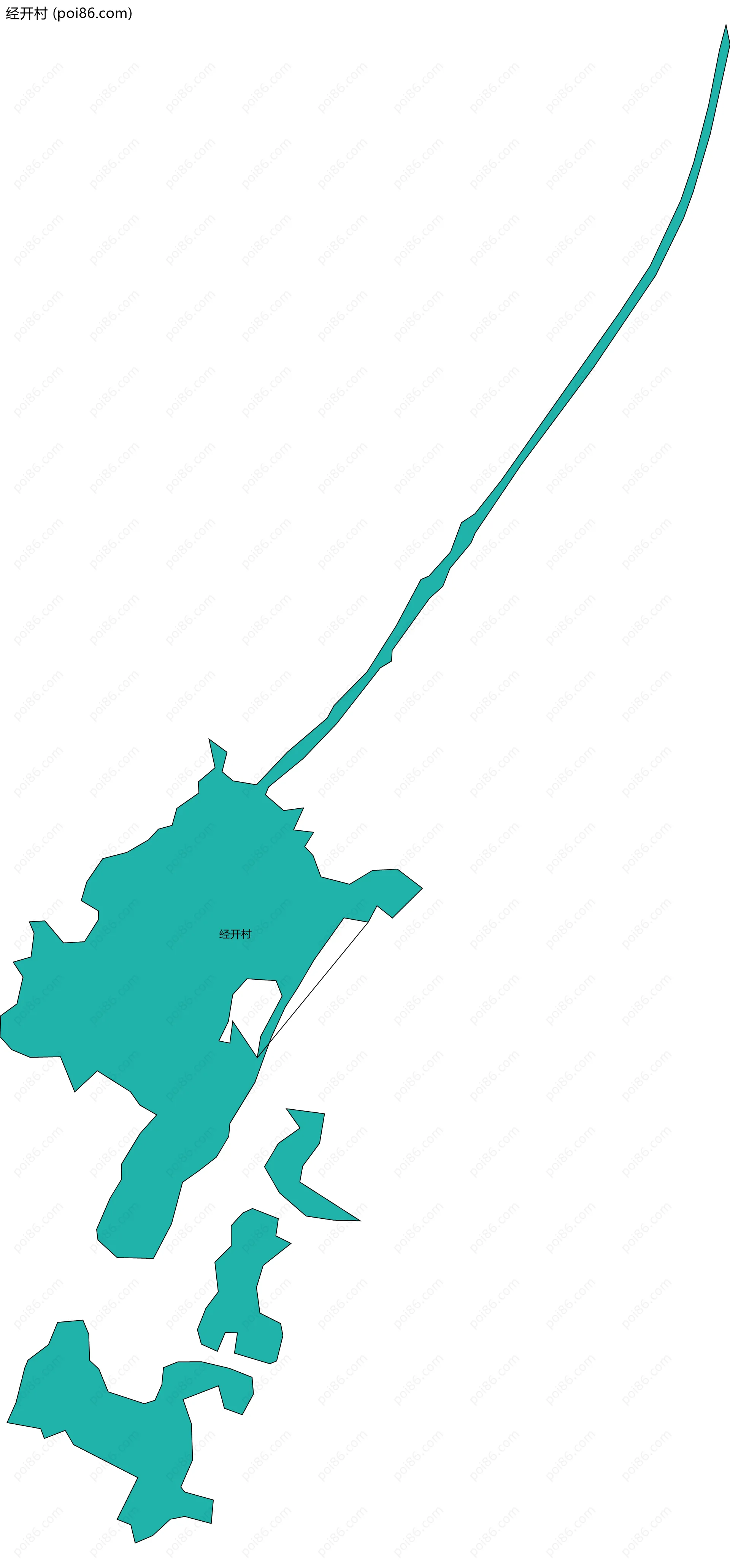 经开村边界地图
