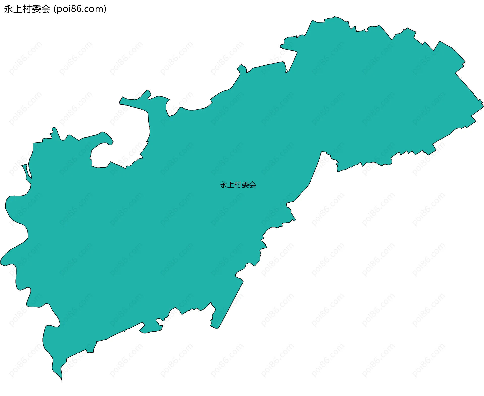 永上村委会边界地图