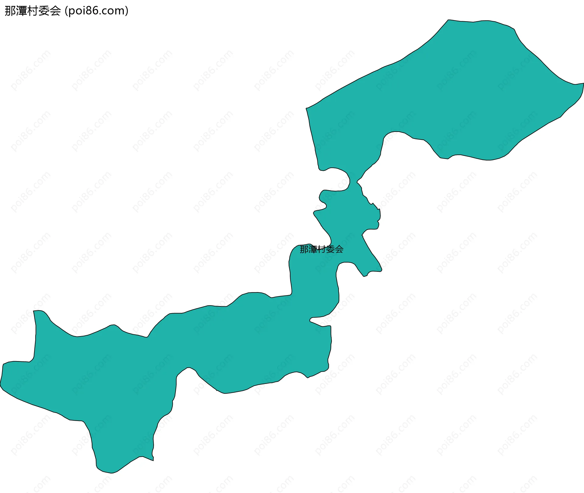 那潭村委会边界地图