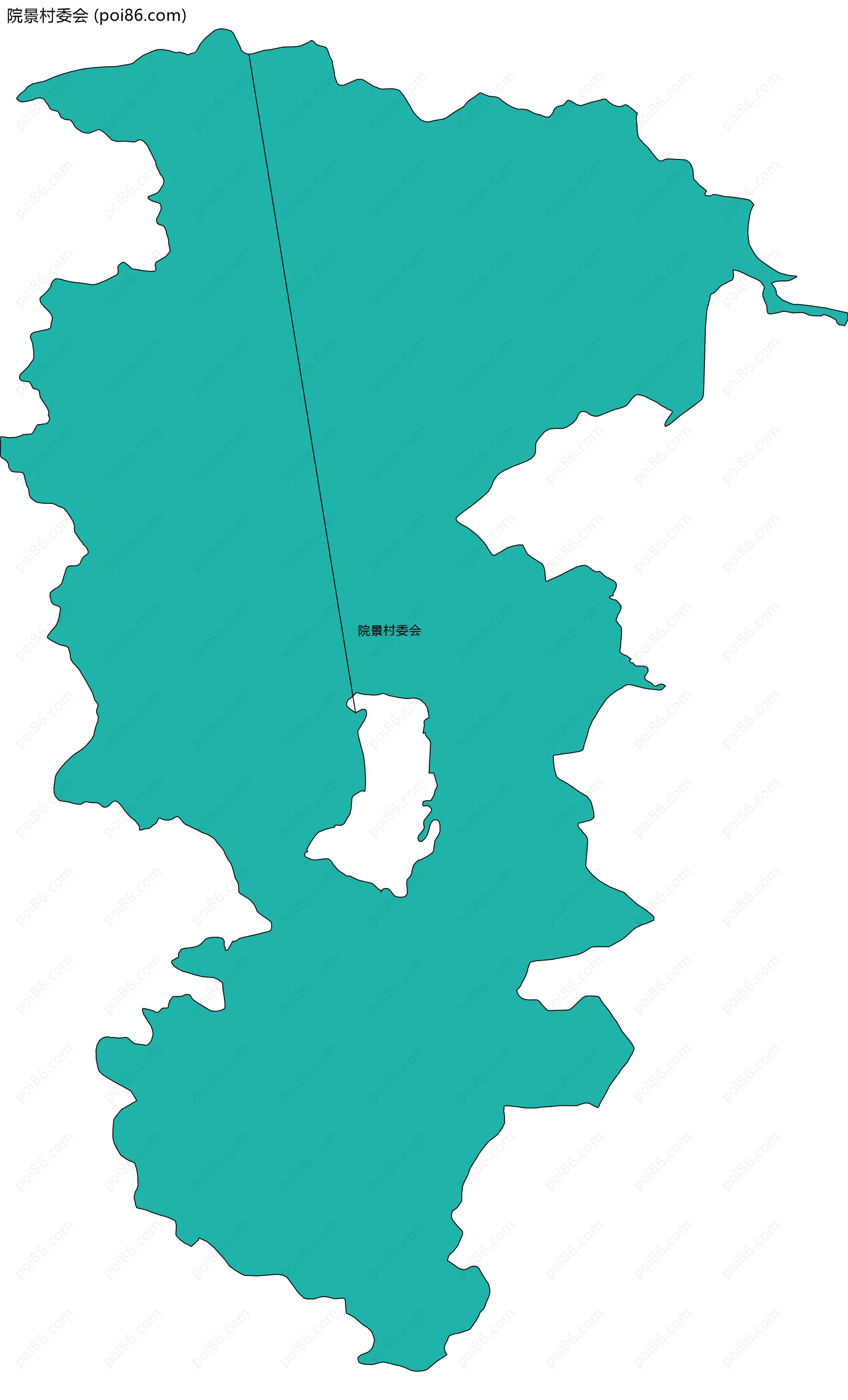 院景村委会边界地图