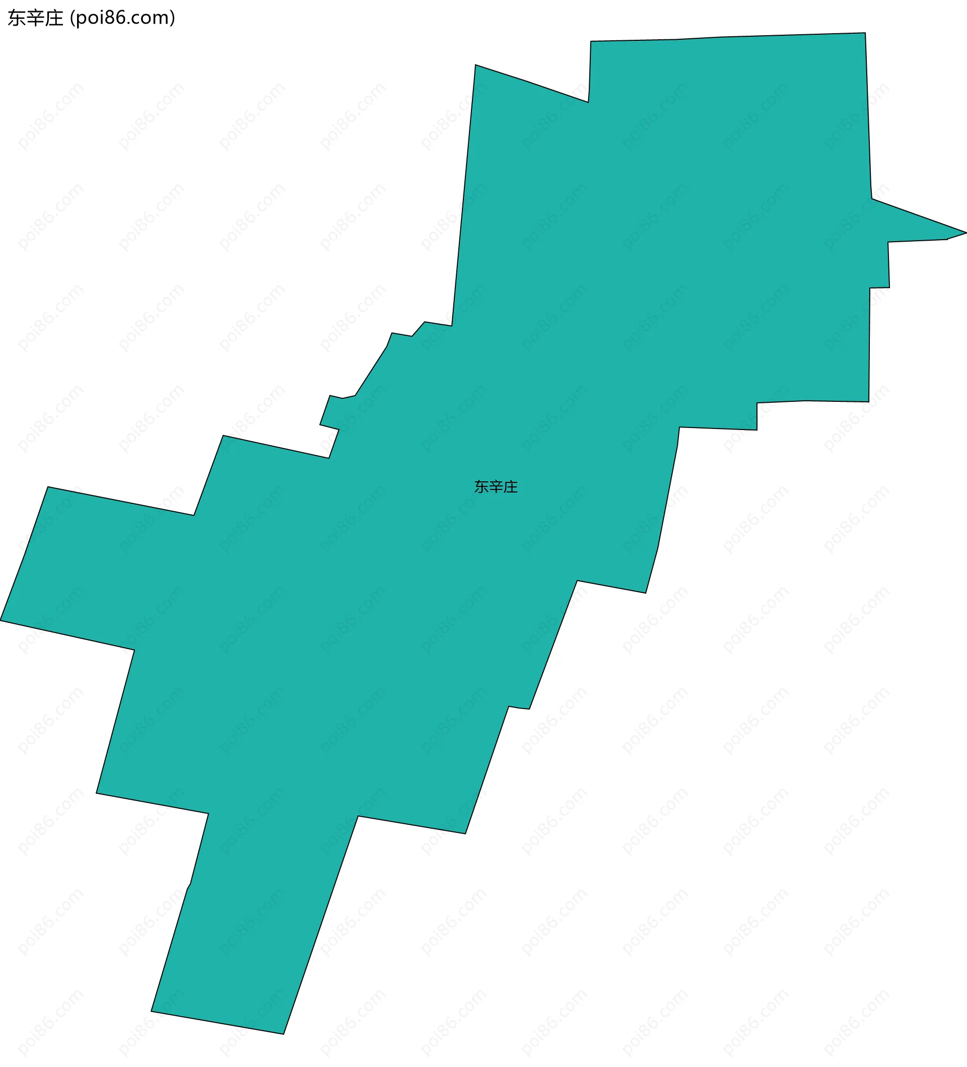 东辛庄边界地图