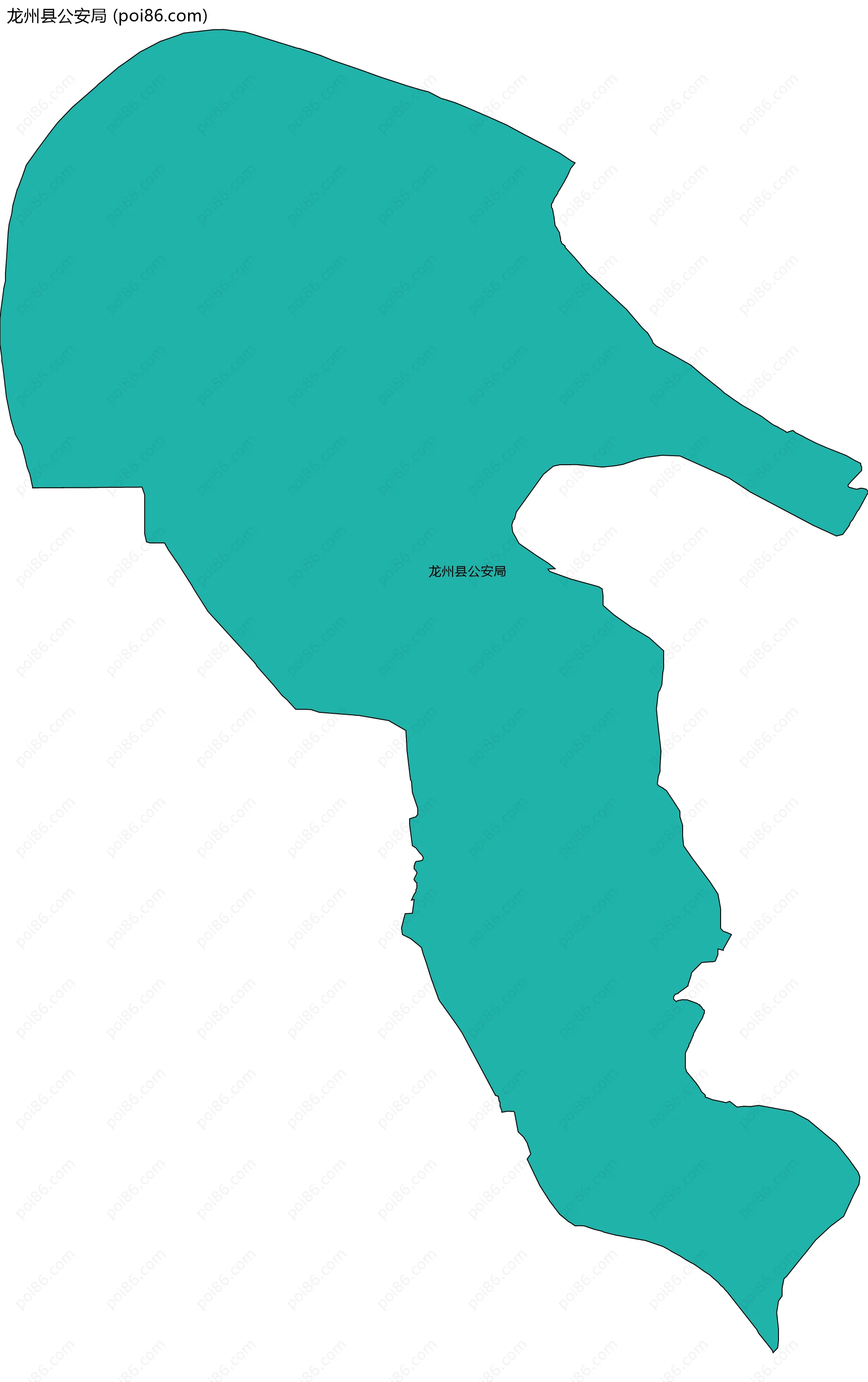 龙州县公安局边界地图