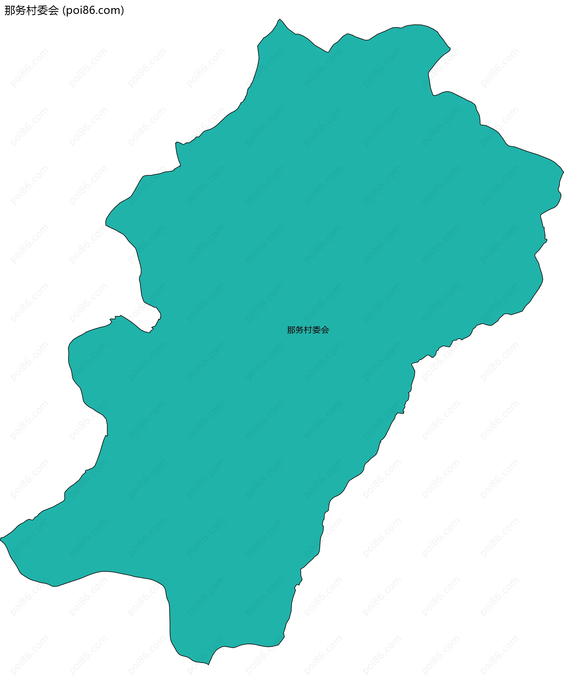 那务村委会边界地图