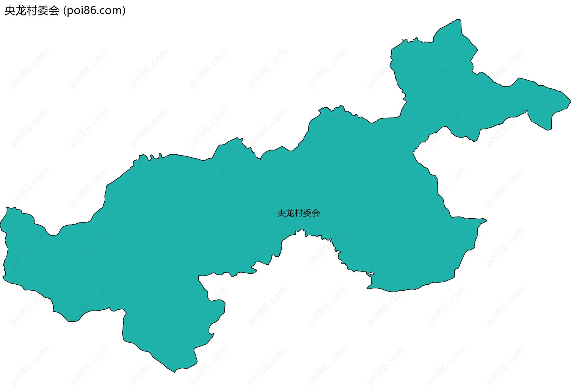 央龙村委会边界地图