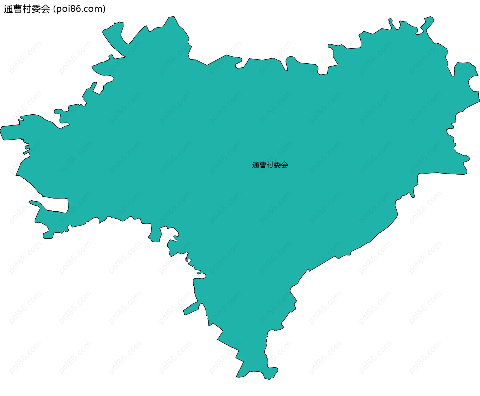 通曹村委会边界地图