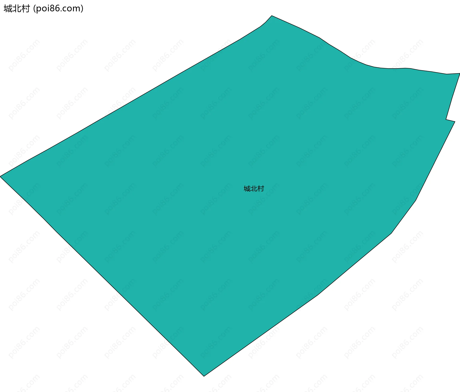 城北村边界地图