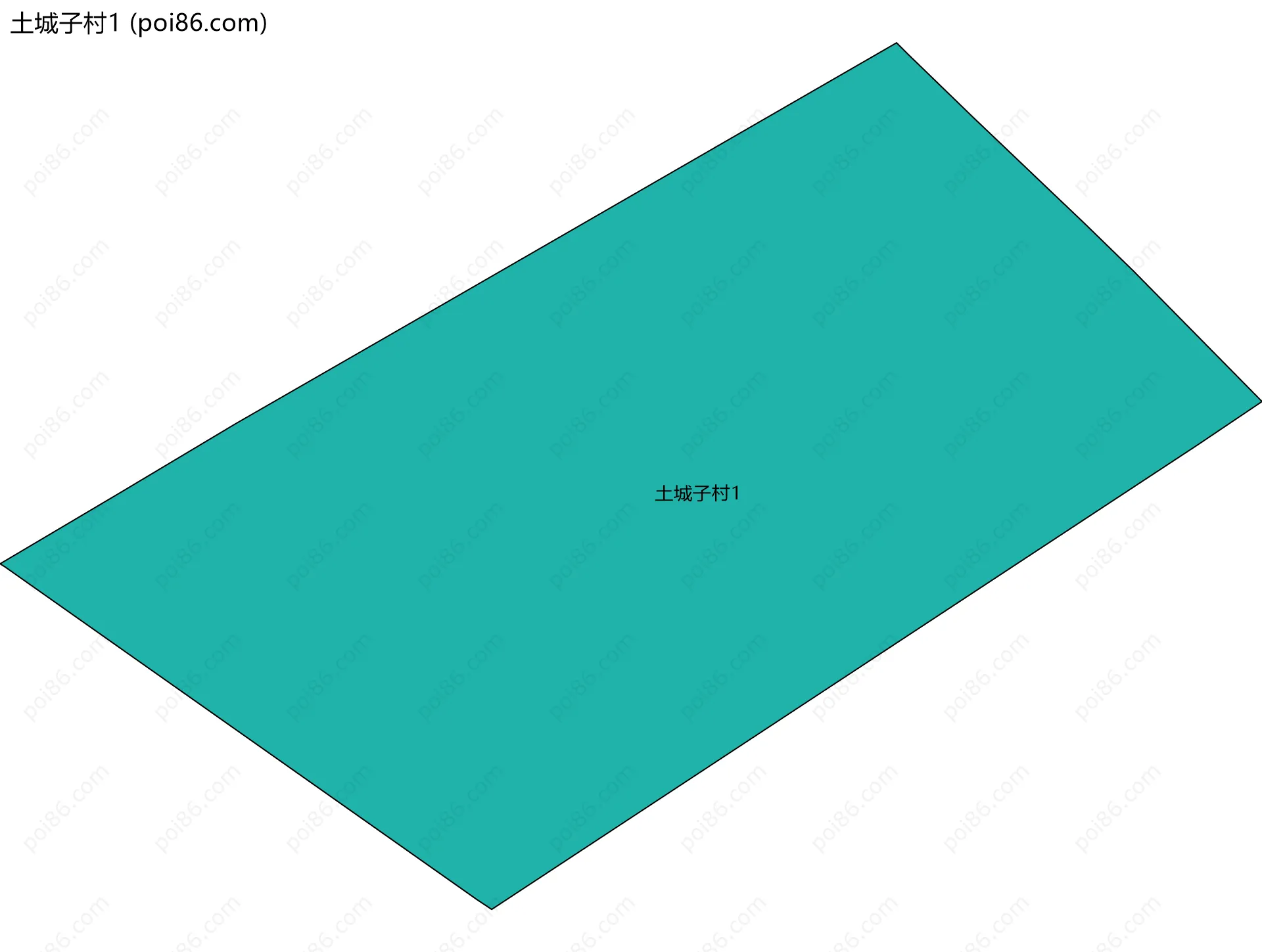 土城子村1边界地图