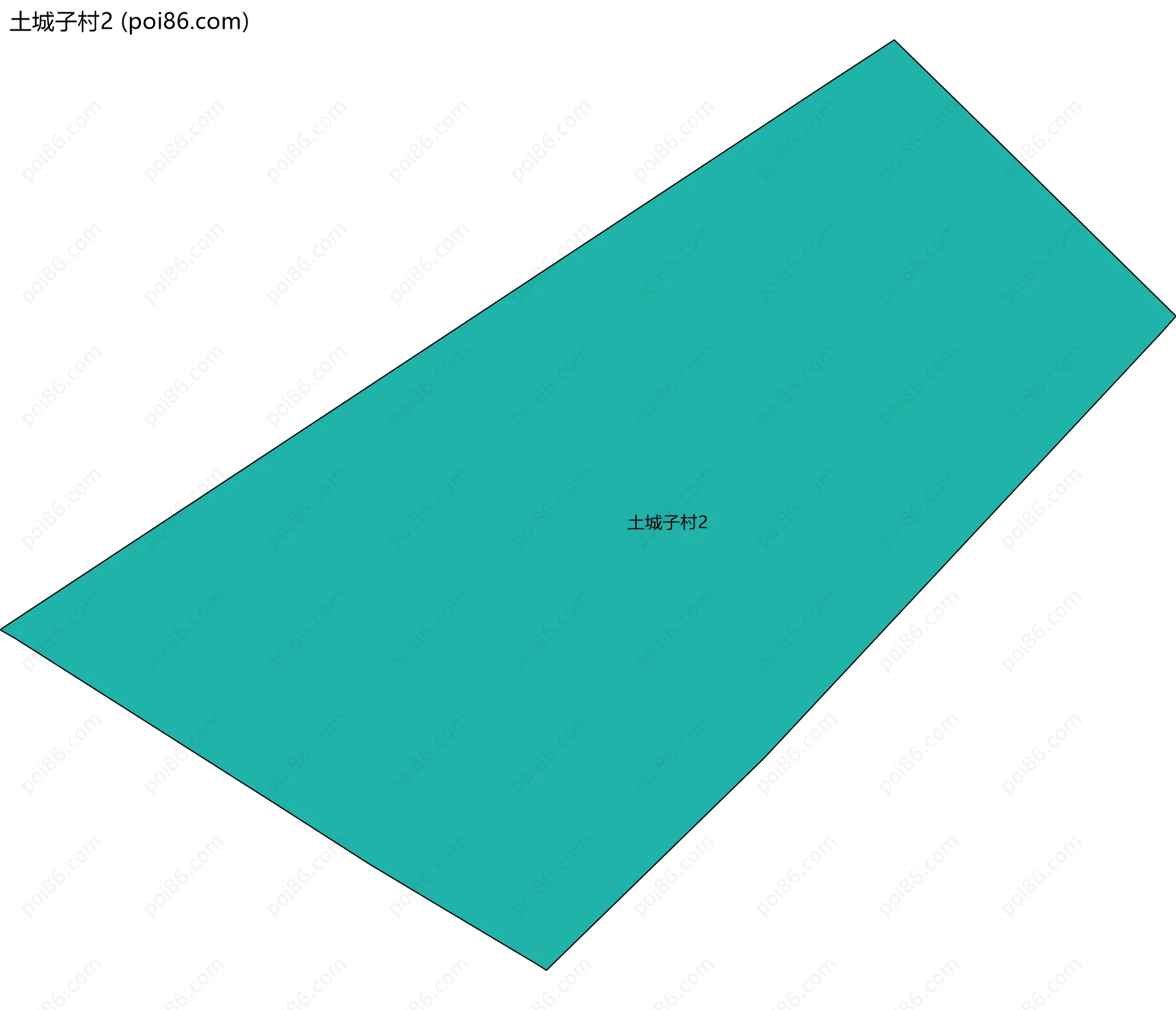 土城子村2边界地图