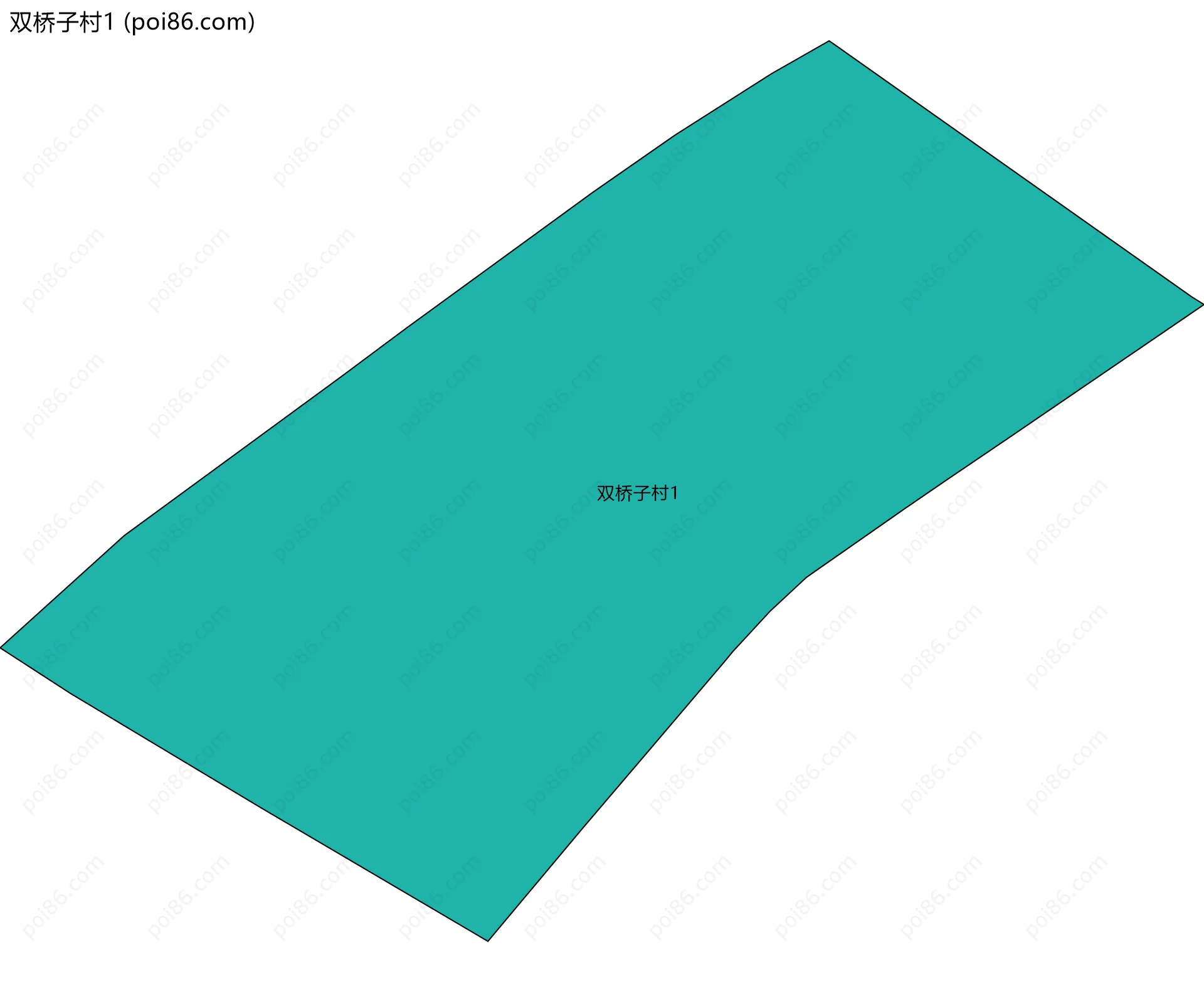 双桥子村1边界地图