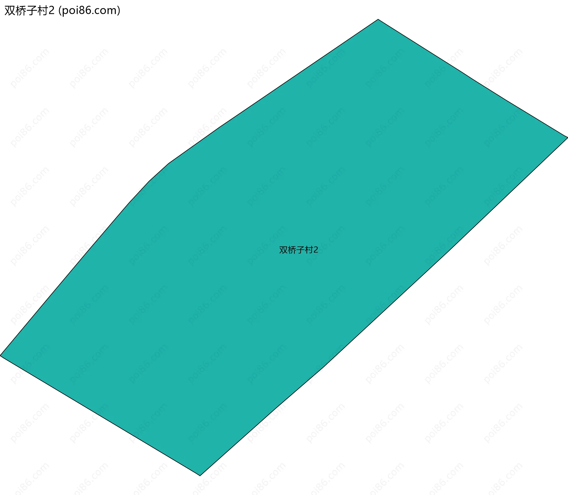双桥子村2边界地图