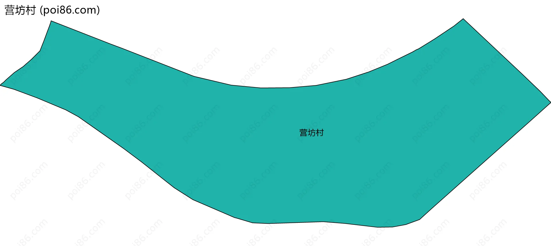 营坊村边界地图