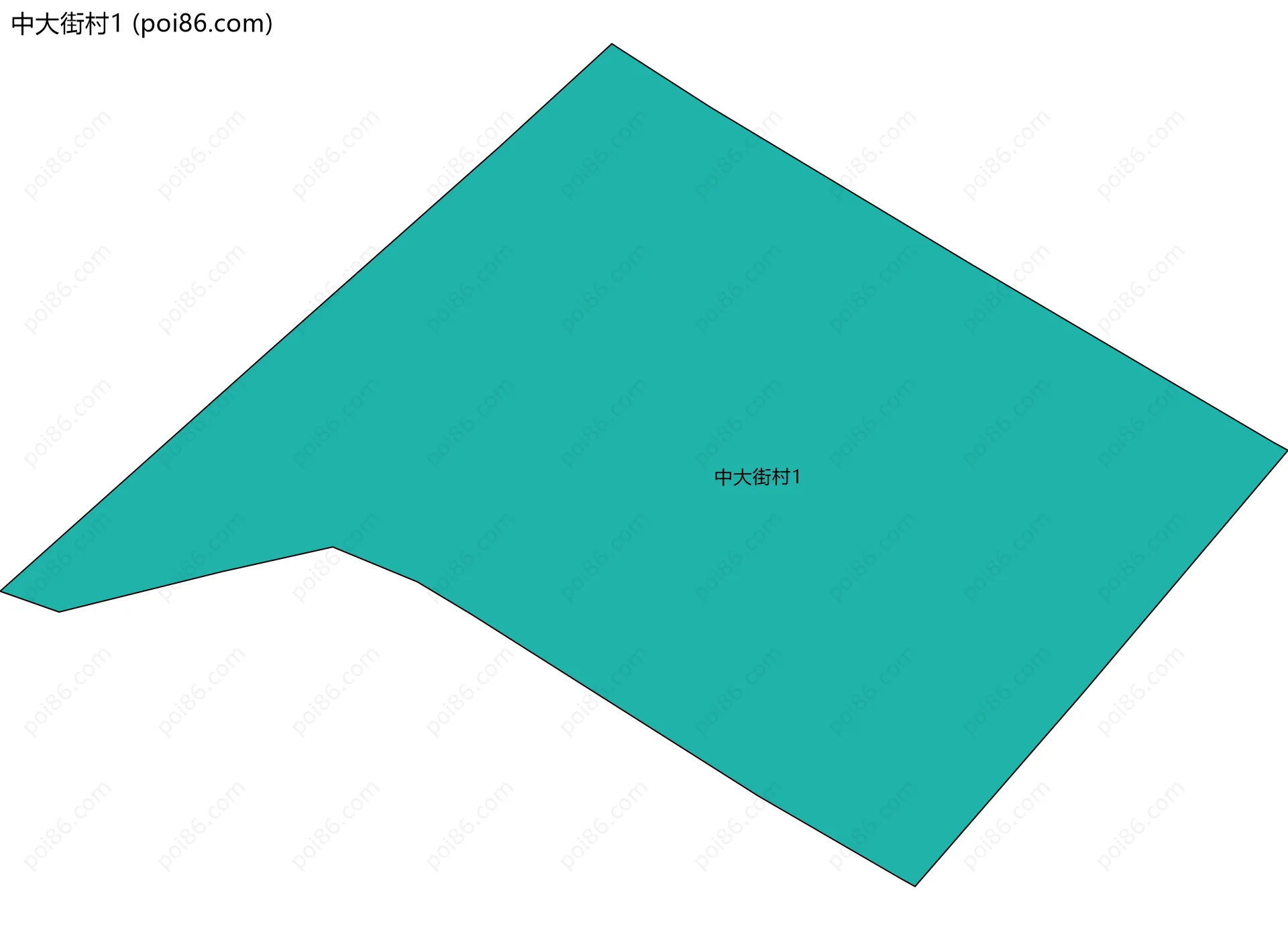 中大街村1边界地图