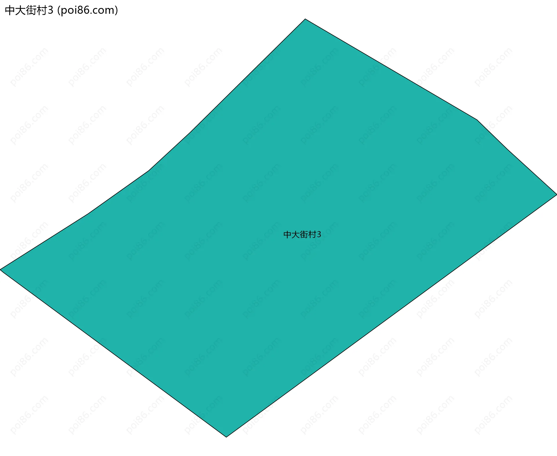 中大街村3边界地图