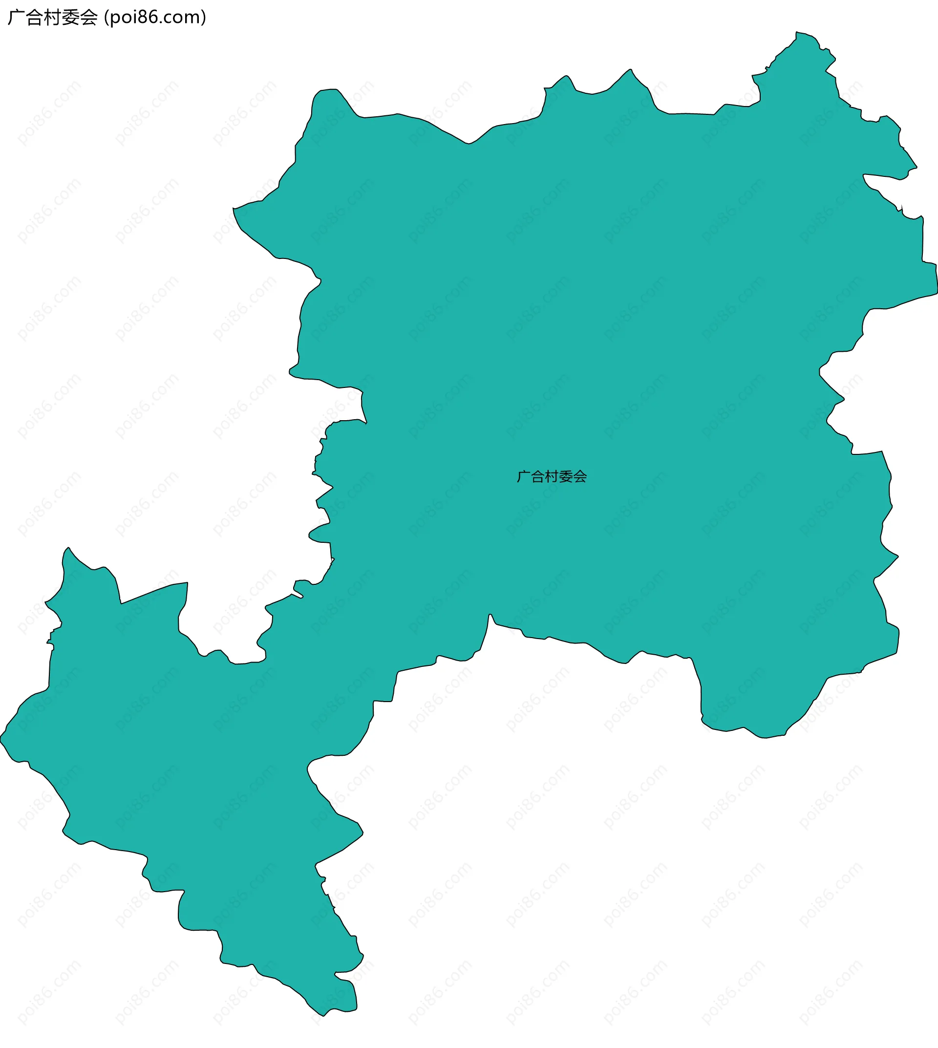 广合村委会边界地图