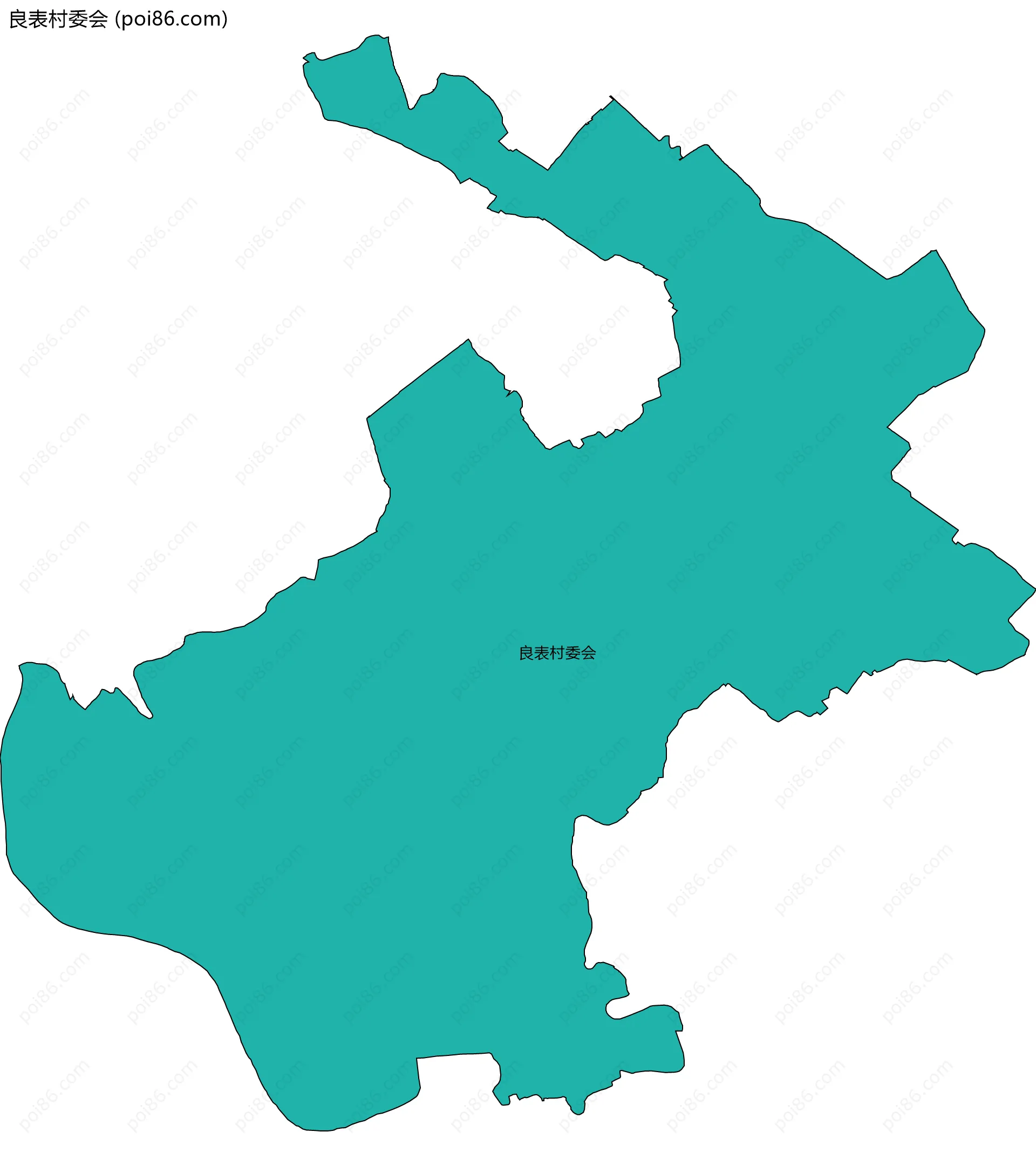 良表村委会边界地图