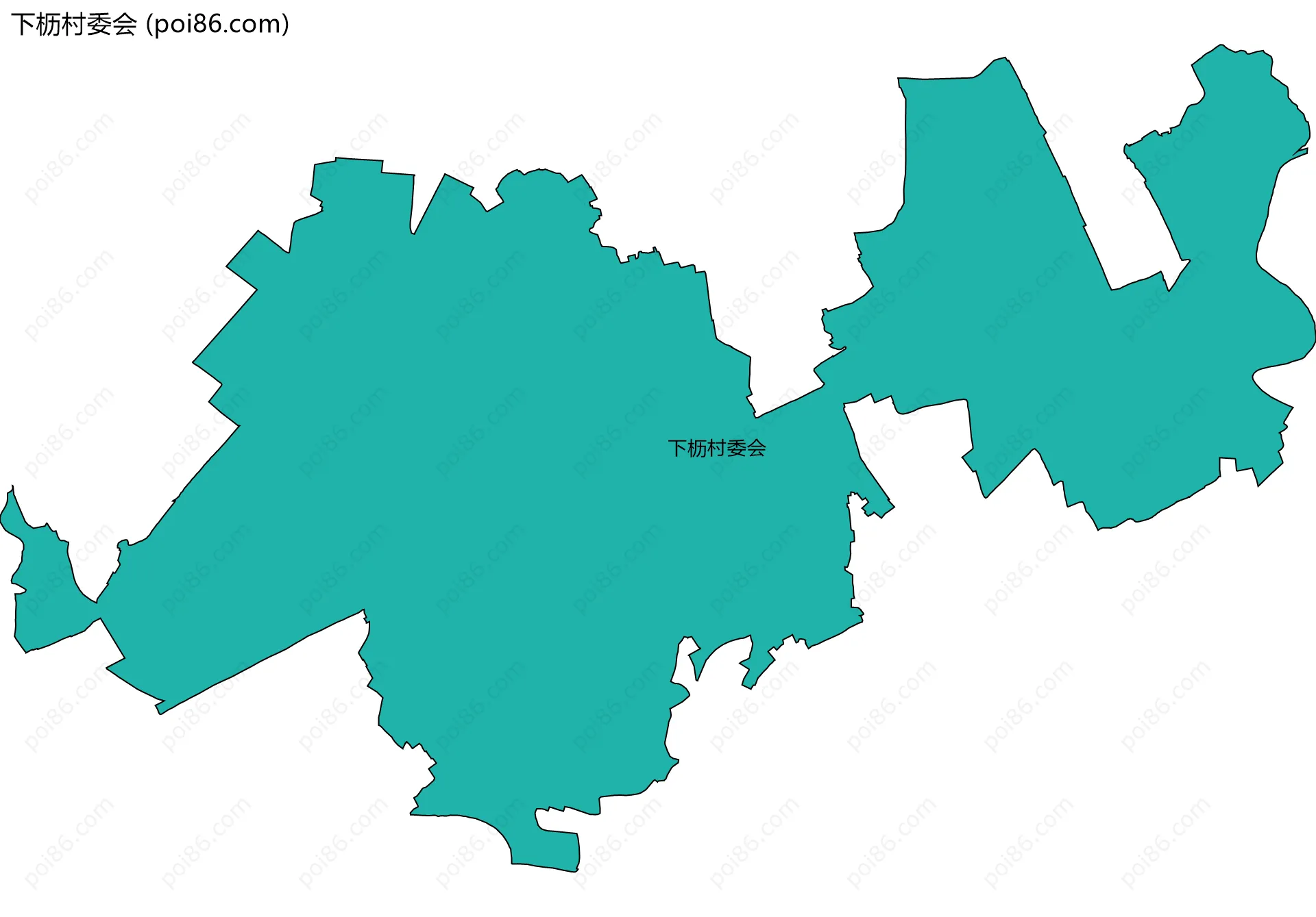 下枥村委会边界地图