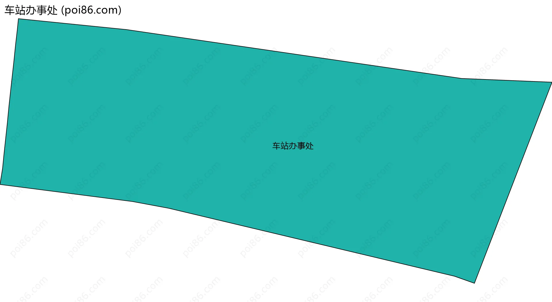 车站办事处边界地图